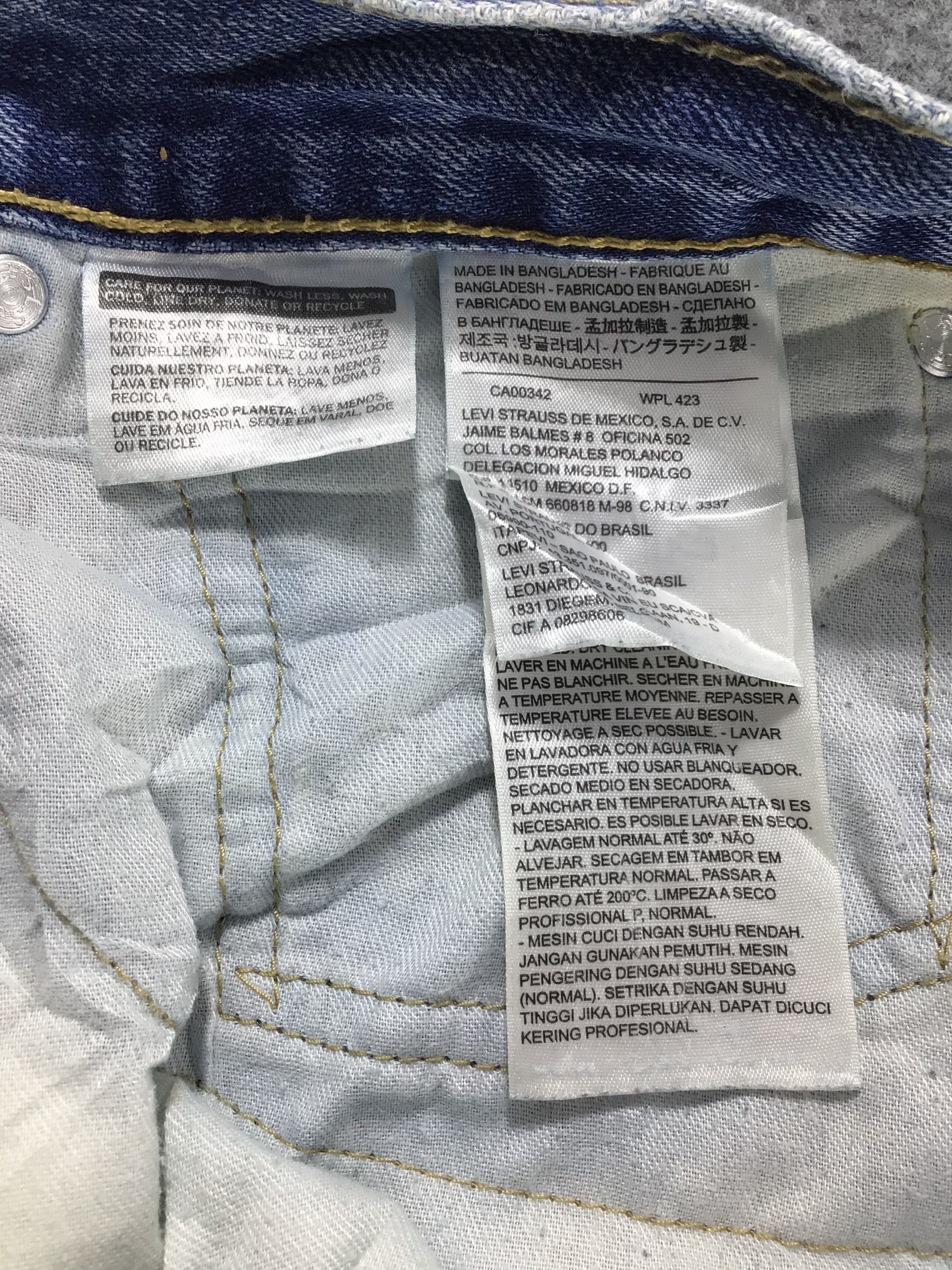 Levi's Vintage Levis 514 Jeans-JM564 Size US 34 / EU 50 - 11 Thumbnail
