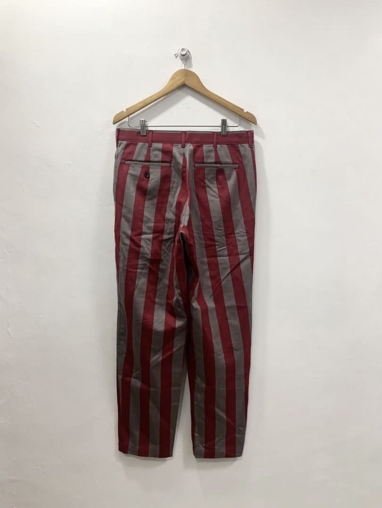 Comme des Garcons Homme Plus COMME des GARÇONS HOMME PLUS AD2000 STRIPED TAPERED PANTS Size US 33 - 5 Thumbnail