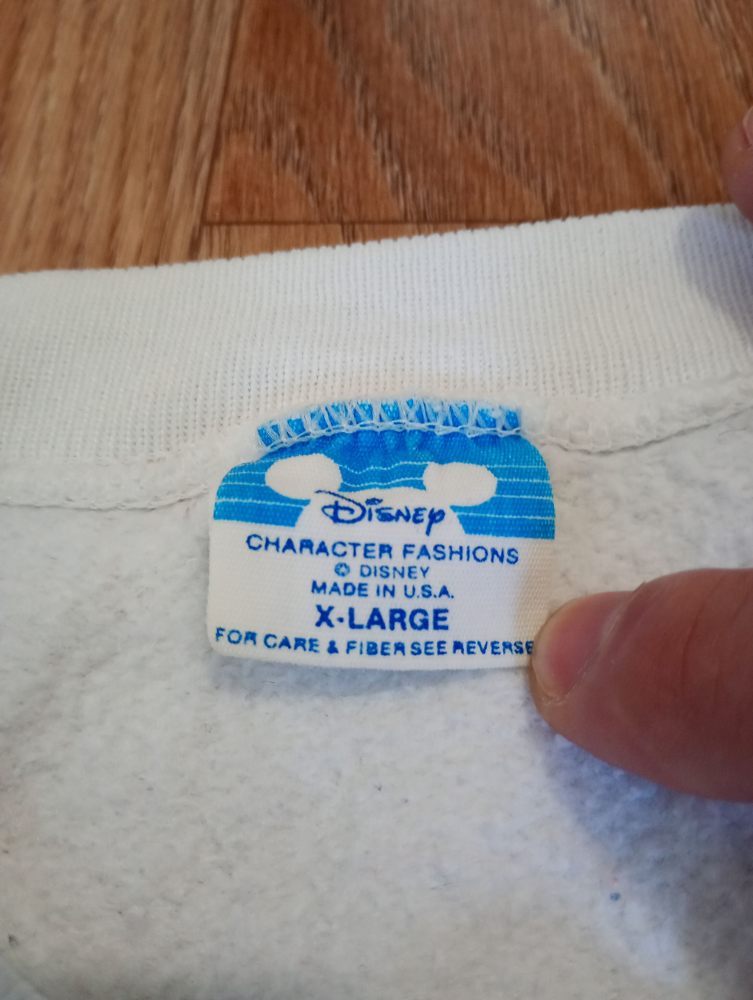 Disney Disney 1982 vintage Made in USA Sweatshirt Size US XL / EU 56 / 4 - 7 Thumbnail