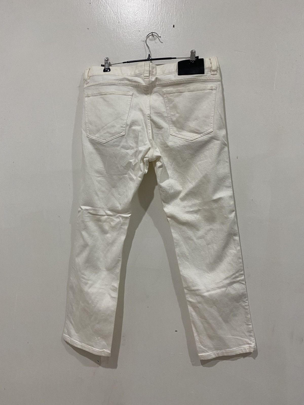 Burberry Burbery Nova Check Seldvage Jeans White Size US 35 - 5 Thumbnail