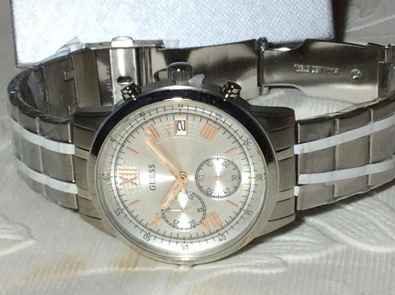Guess Guess men's silver watch Size ONE SIZE - 10 Thumbnail