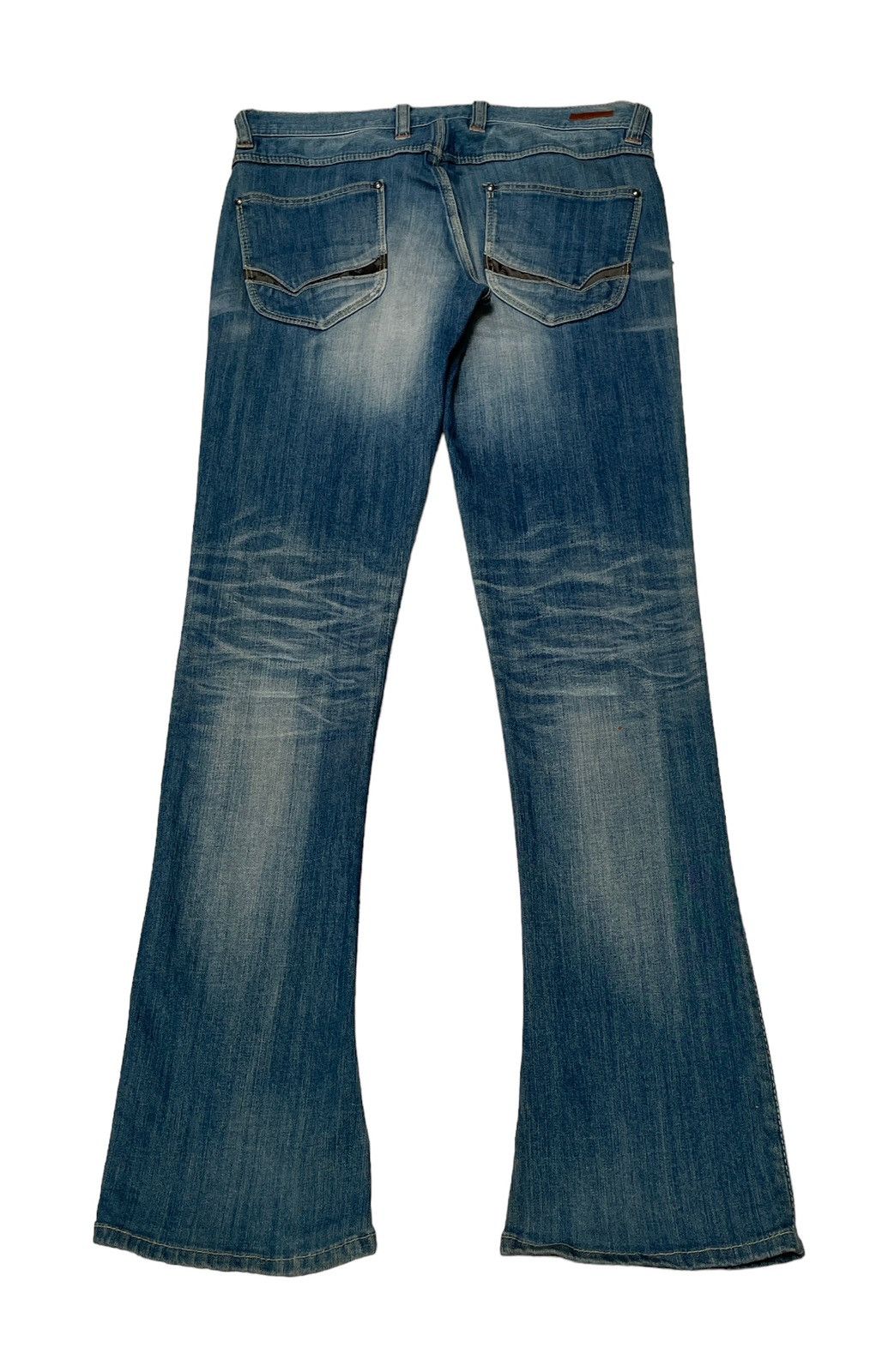 Nicole Club Vintage Japanese Brand Nicole Club Flared Jeans 1990s Size US 32 / EU 48 - 2 Thumbnail