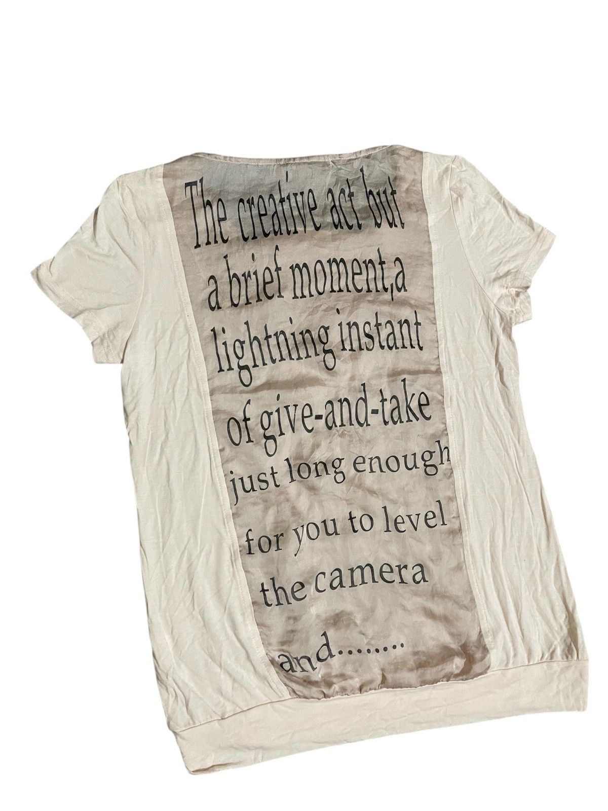 Japanese Brand Y2K Ouyan If Six Was Nine Style Poem T Shirt Size US M / EU 48-50 / 2 - 5 Thumbnail