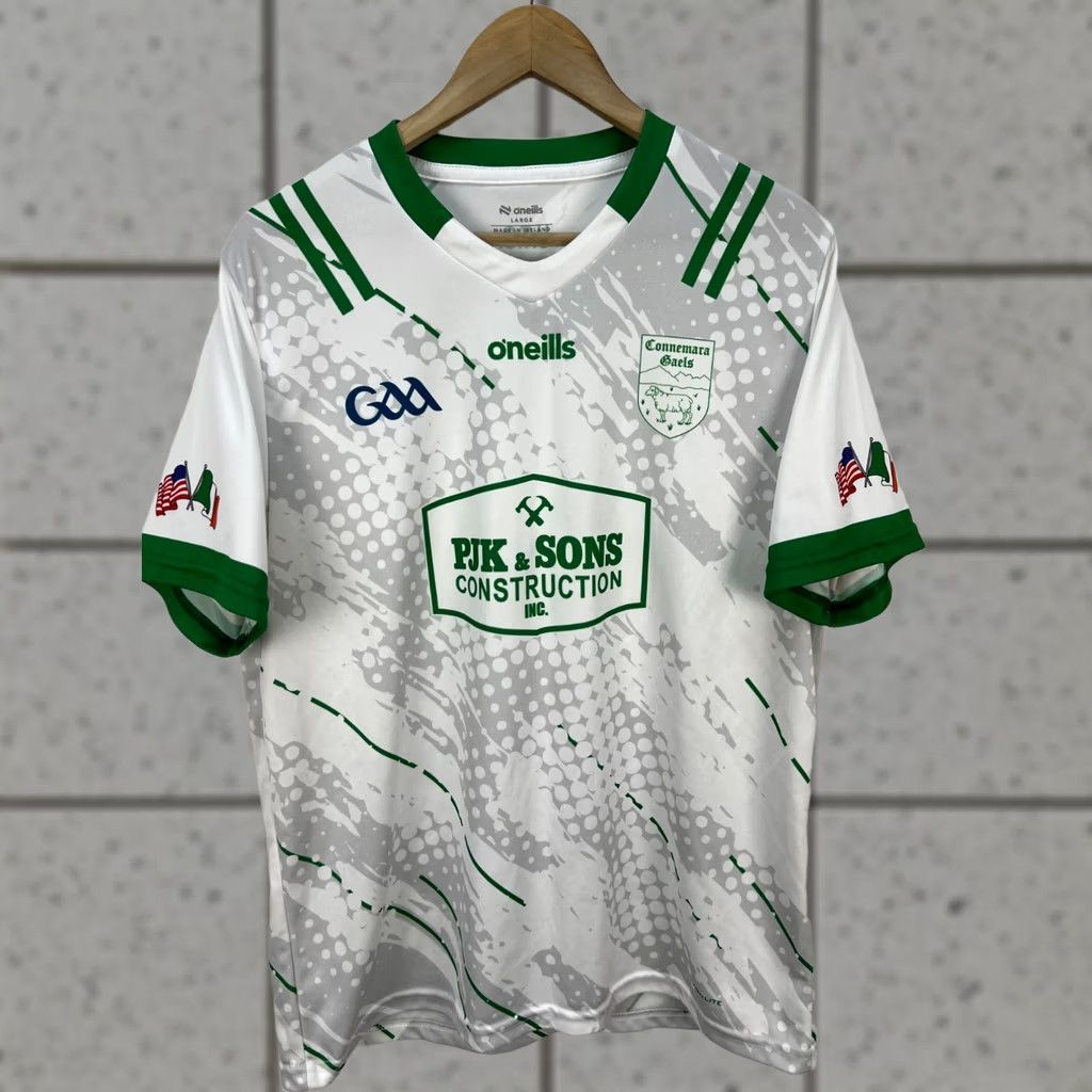 O'Neills Oneills Shirt GFC Boston Connemara Gaels Size L White Men Size US L / EU 52-54 / 3 - 1 Thumbnail