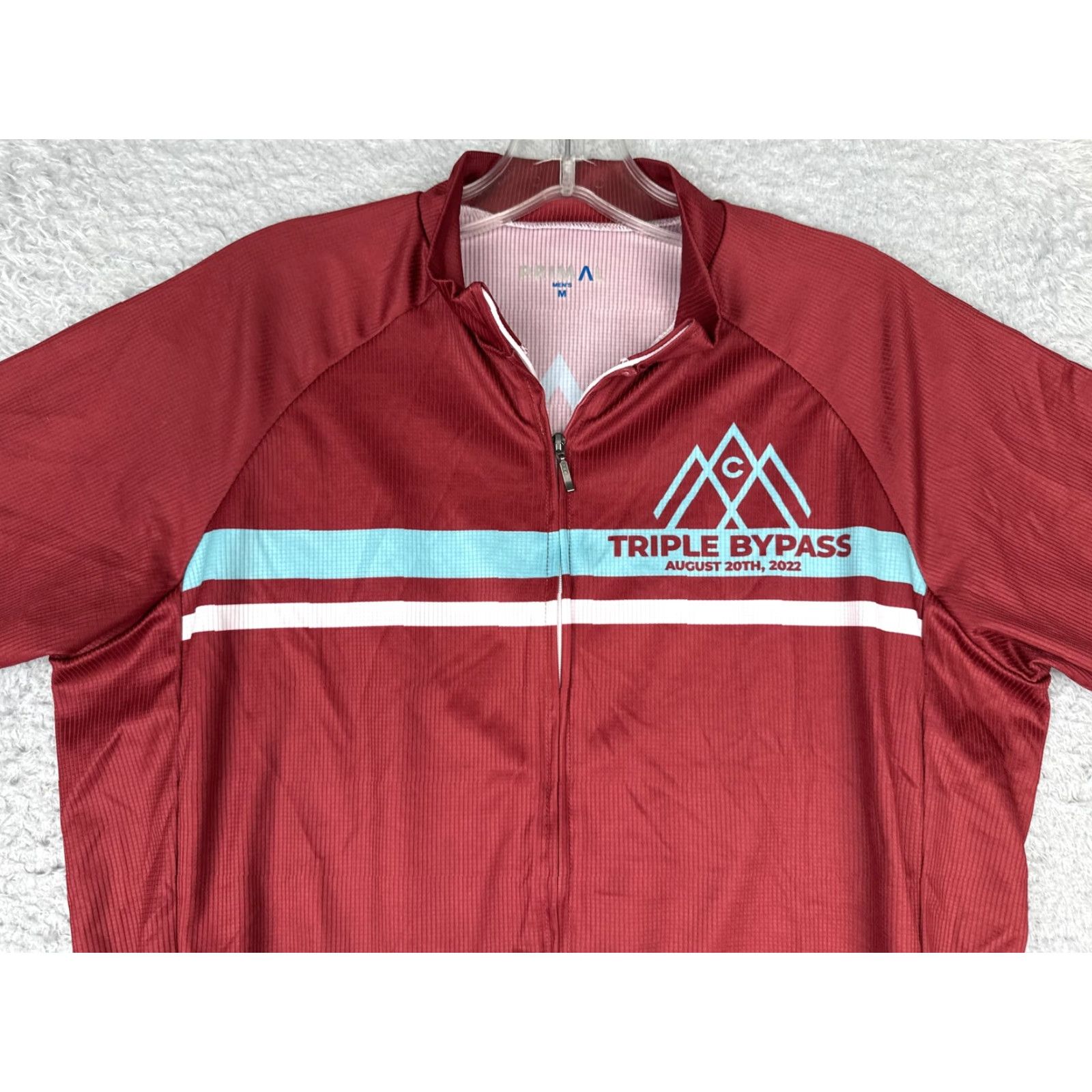 Vintage Primal Cycling Jersey Mens Medium Red Triple Bypass 2022 Road Team Evergreen Size US M / EU 48-50 / 2 - 4 Thumbnail