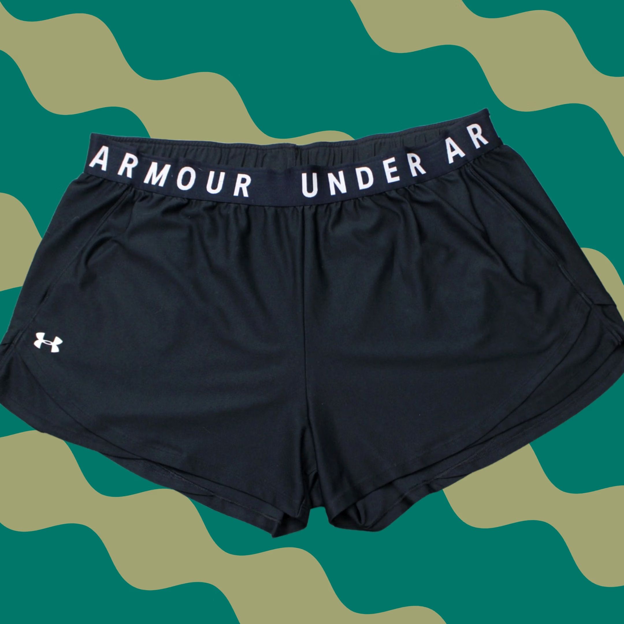 Under Armour Under Armour Shorts Womens 3XL Black UA Play Up 3.0 HeatGear Loose Fit Size 40" / US 18 - 1 Thumbnail