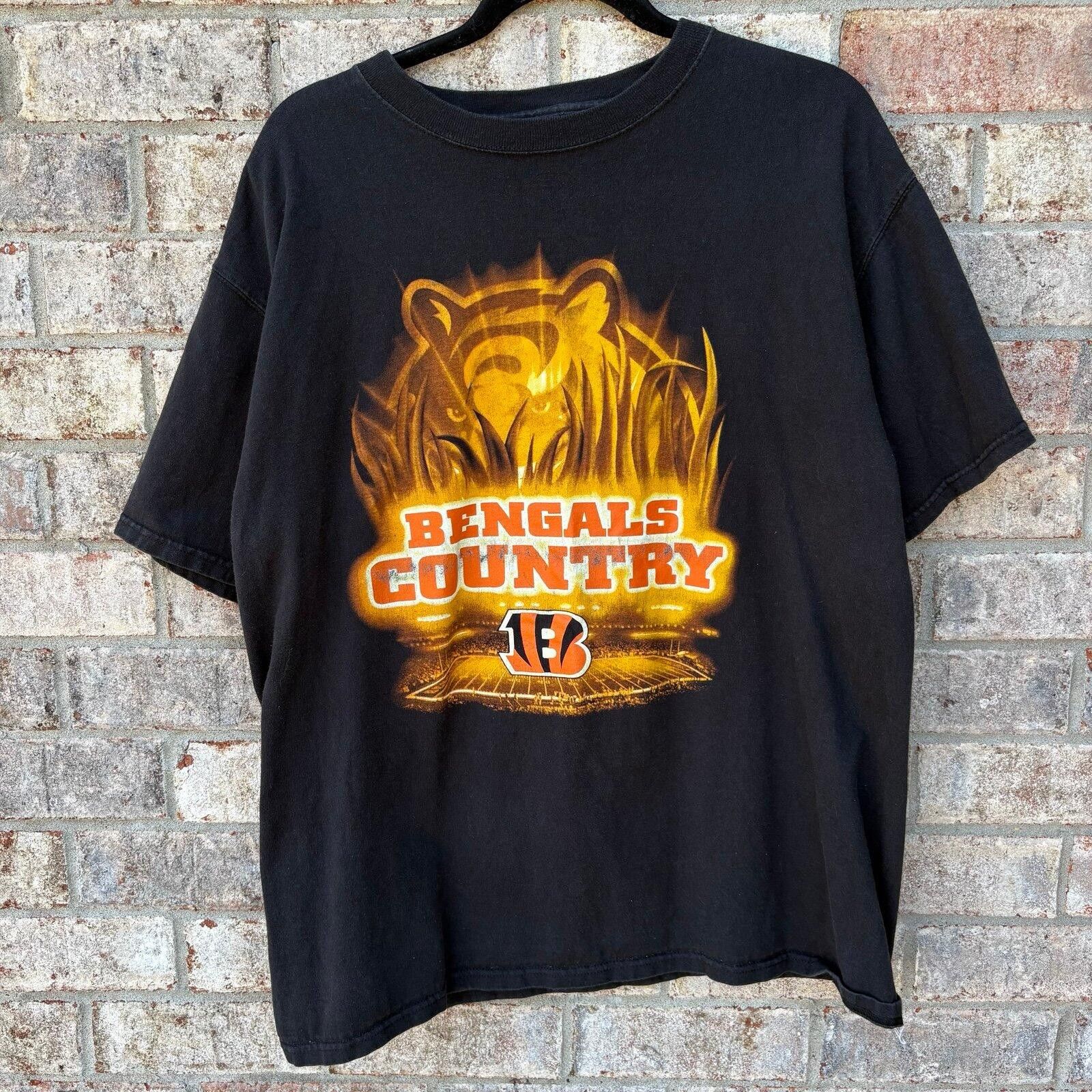 NFL Vintage Cincinnati Bengals T-shirt Size US L / EU 52-54 / 3 - 6 Thumbnail