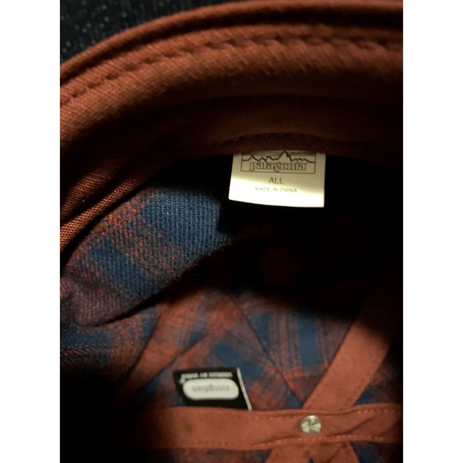 Patagonia Patagonia Hat Cap Snap Back Adjustable Blue Red Plaid Cotton Mens Unisex Adults Cap Snapback Vintage No Size ONE SIZE - 7 Thumbnail