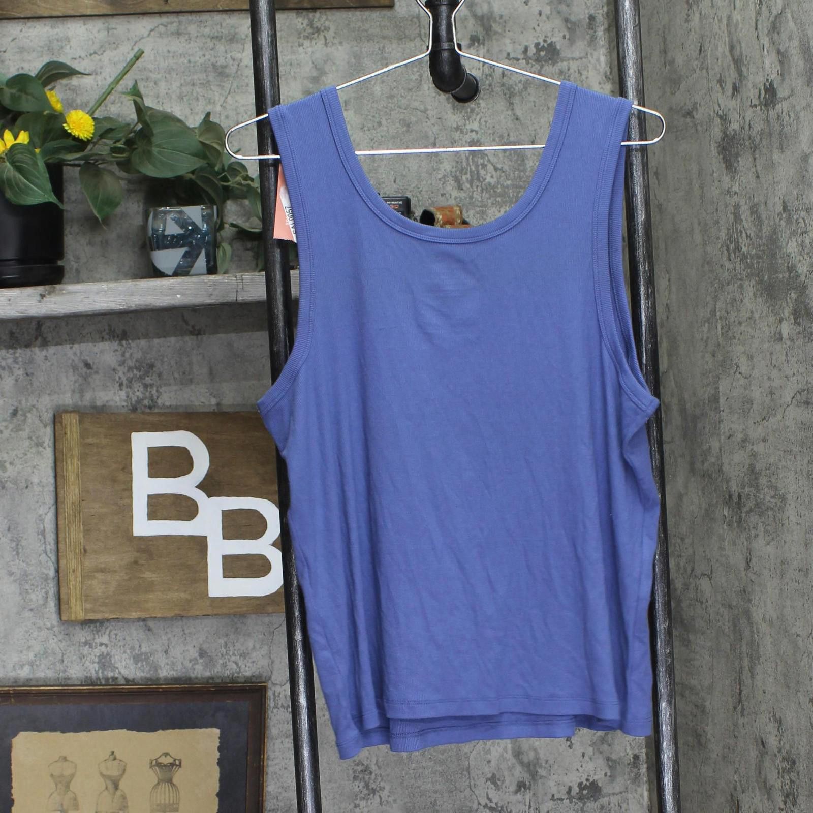 Designer Nwt State Of Day Tank Top 100180162wn Nightfall Blue 1x Size XL / US 12-14 / IT 48-50 - 2 Thumbnail