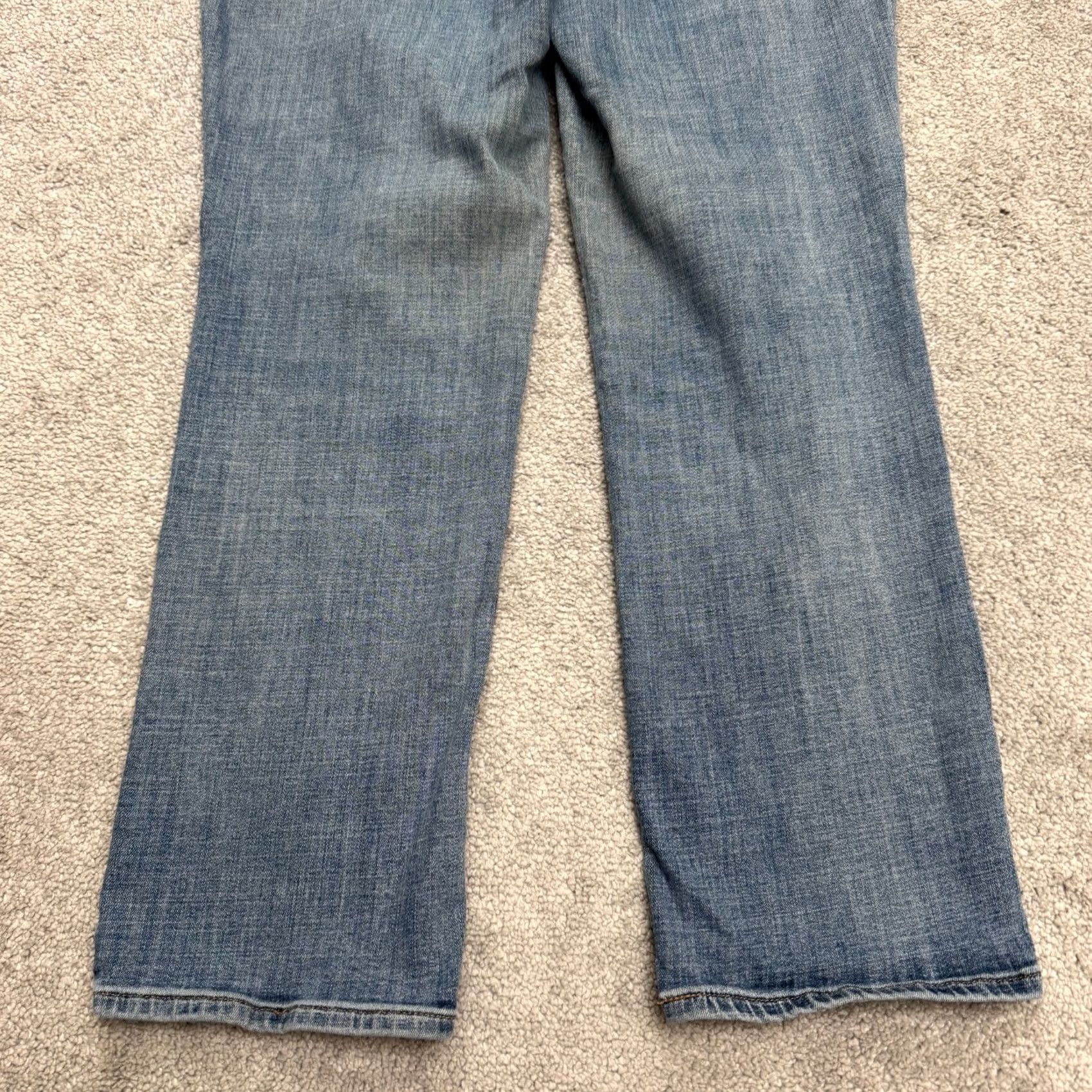 Levi's Levi's 505 Jeans Mens 38x27 Denim Straight Blue Medium Wash Cotton 5-Pocket Regular Size US 38 / EU 54 - 3 Thumbnail