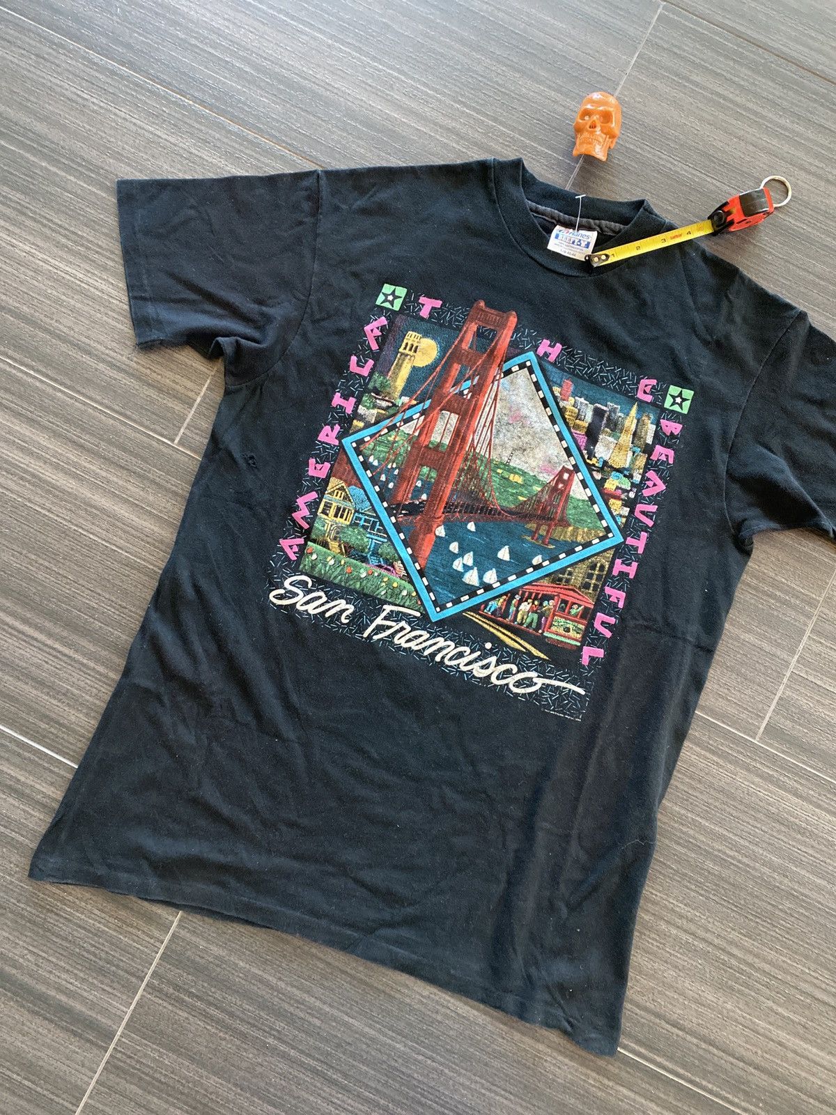 Hanes × Vintage 80s San Fransisco bay bridge art shirt sz L Size US L / EU 52-54 / 3 - 1 Thumbnail