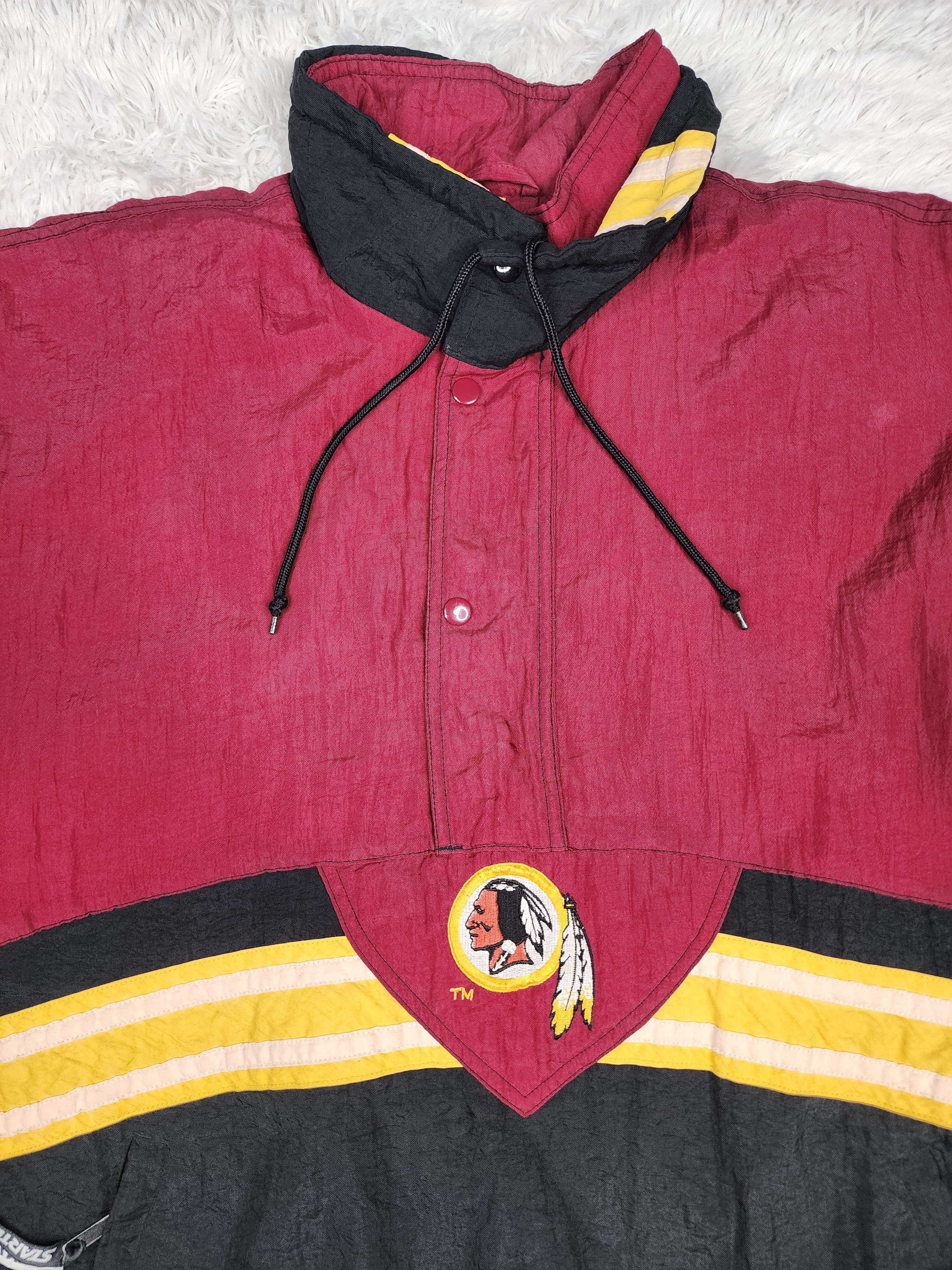NFL Vintage Starter NFL Washington Redskins windbreaker jacket Size US XL / EU 56 / 4 - 3 Thumbnail