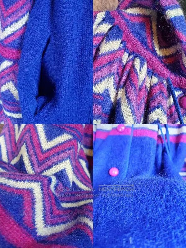 Yves Saint Laurent YSL Blue Wool Blend Long Sleeve Knitted Top . Size M / US 6-8 / IT 42-44 - 9 Thumbnail