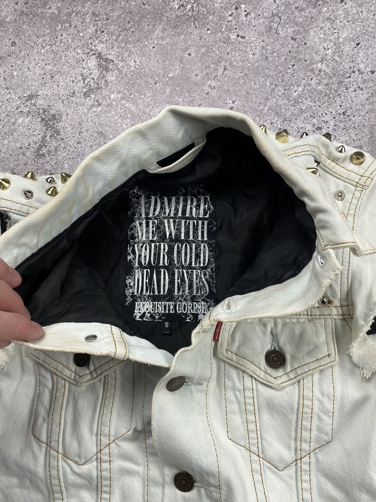 Japanese Brand × Levi's × Levi's Vintage Clothing VINTAGE LEVIS JAPANESSE PUNK OPIUM RICK OWENS STYLE VEST Size S / US 4 / IT 40 - 4 Thumbnail