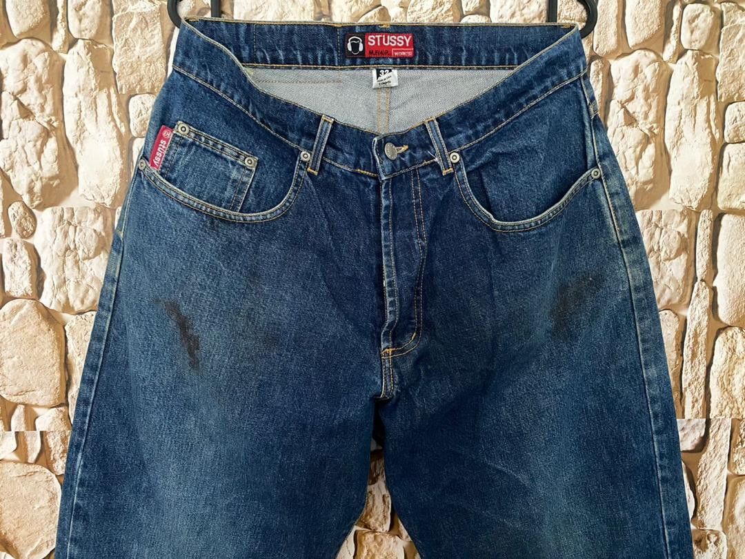 Stussy × Vintage Vintage Stussy Workwear International N.Y.L.T.L.A Jeans Size US 32 / EU 48 - 3 Thumbnail