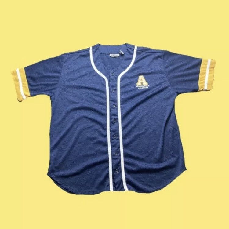 Aeropostale × Vintage Y2K Vintage Aeropostale Bulldogs Streewear Baseball Jersey Size US XL / EU 56 / 4 - 1 Thumbnail