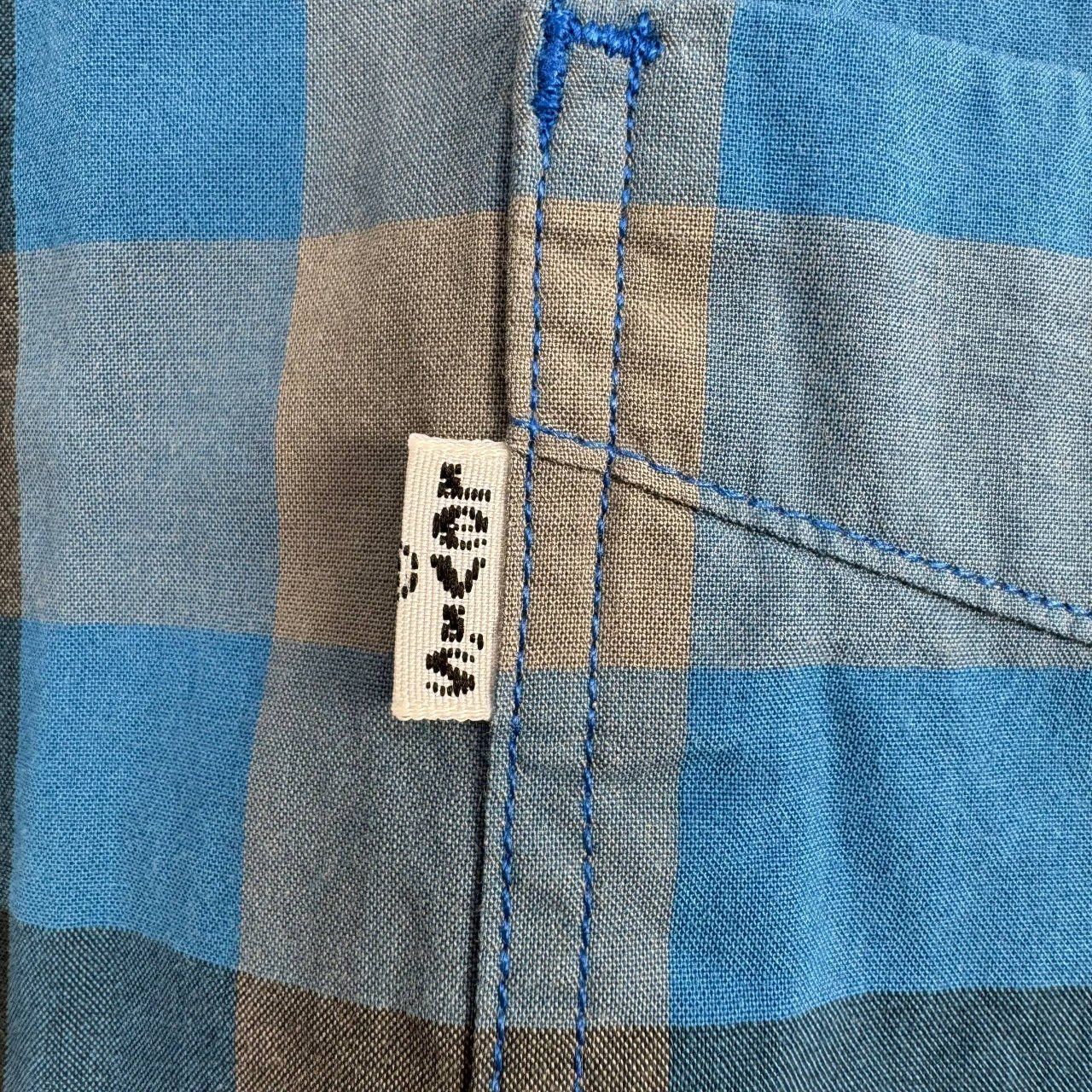 Levi's Levi’s Plaid Short Sleeve Button Up Shirt Check Size XL Size US XL / EU 56 / 4 - 5 Thumbnail