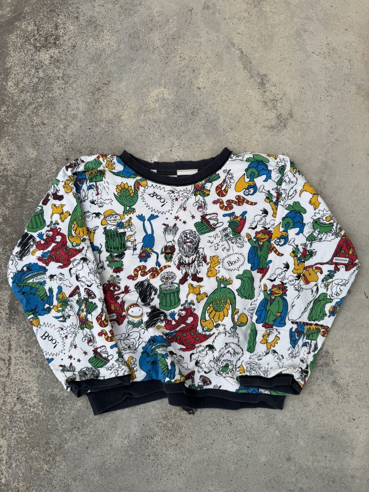 Vintage Vintage Japanese Horror Halloween Gyro Scope Boxy Crewneck Size US M / EU 48-50 / 2 - 1 Thumbnail