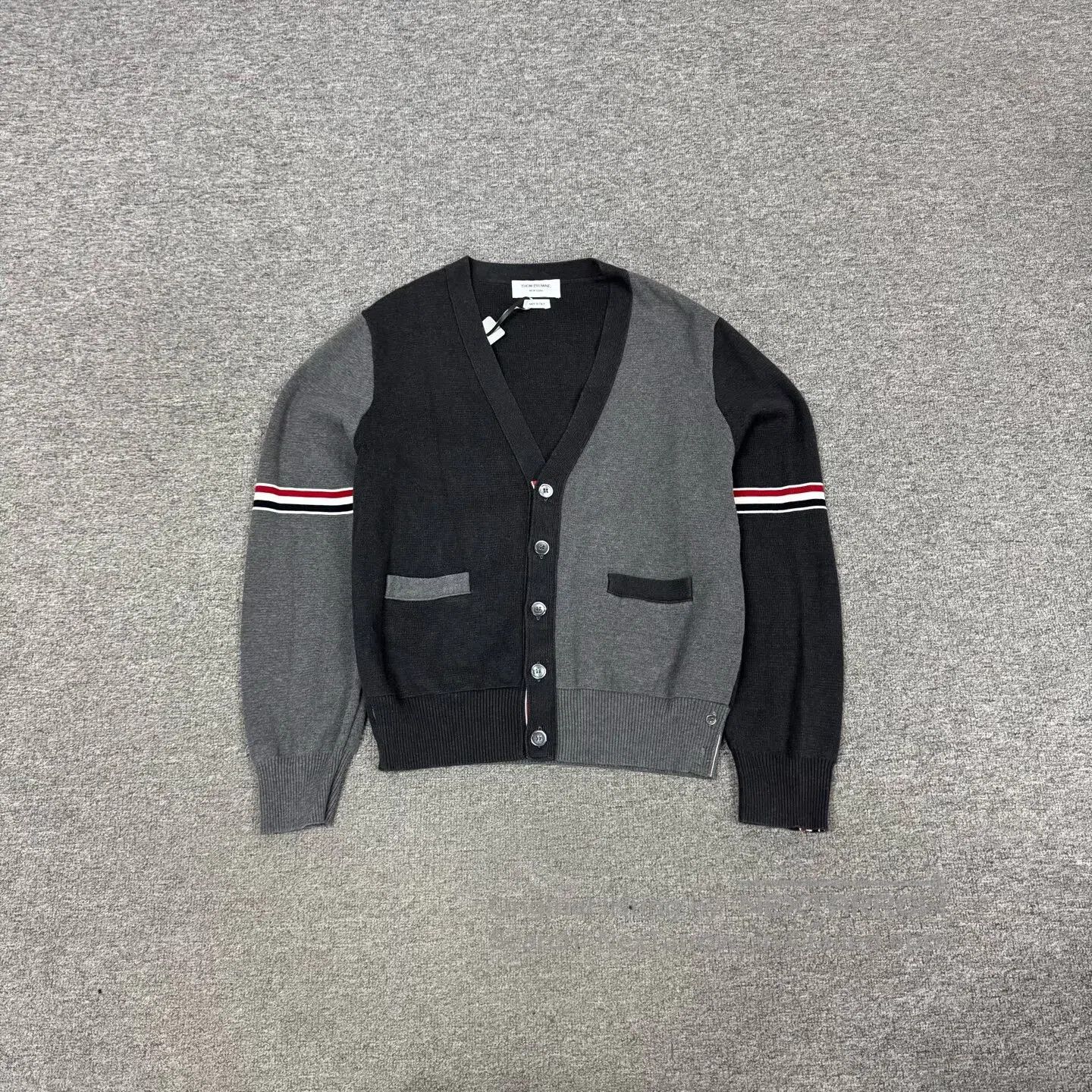 Thom Browne Thom Browne Colorful striped knit cardigan| Size US L / EU 52-54 / 3 - 1 Thumbnail