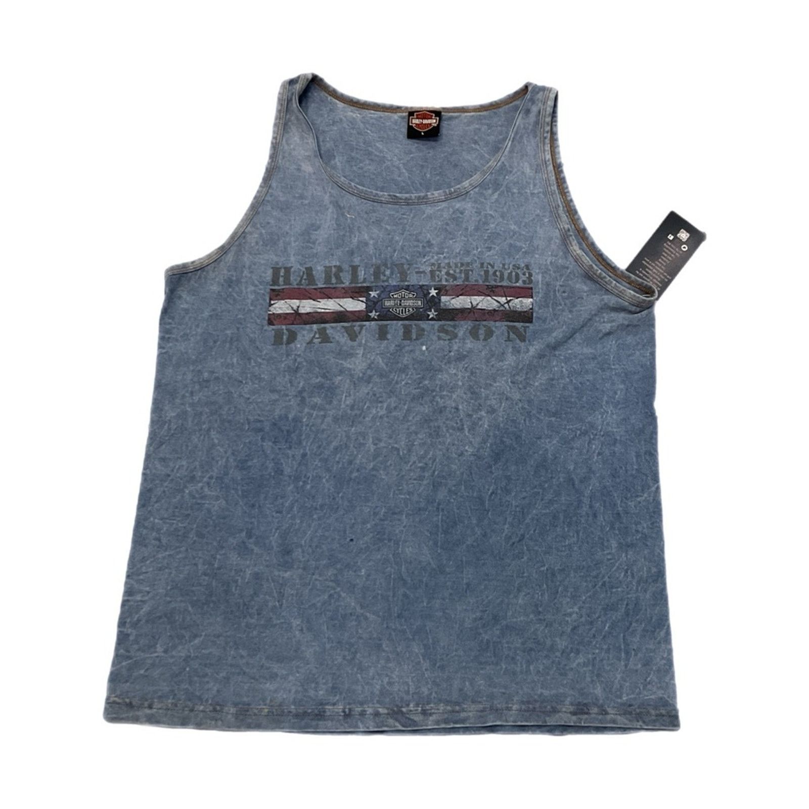 Harley Davidson Vintage 90’s Harley Davidson Temple, Texas Tank Top Size US L / EU 52-54 / 3 - 1 Thumbnail
