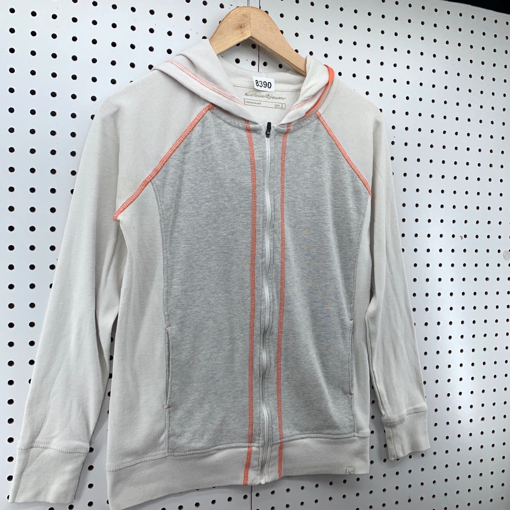 Eddie Bauer Eddie Bauer Legend Wash Full Zip Hoodie Women’s Small White Hooded Pocketed 19x23.5 Size S / US 4 / IT 40 - 3 Thumbnail