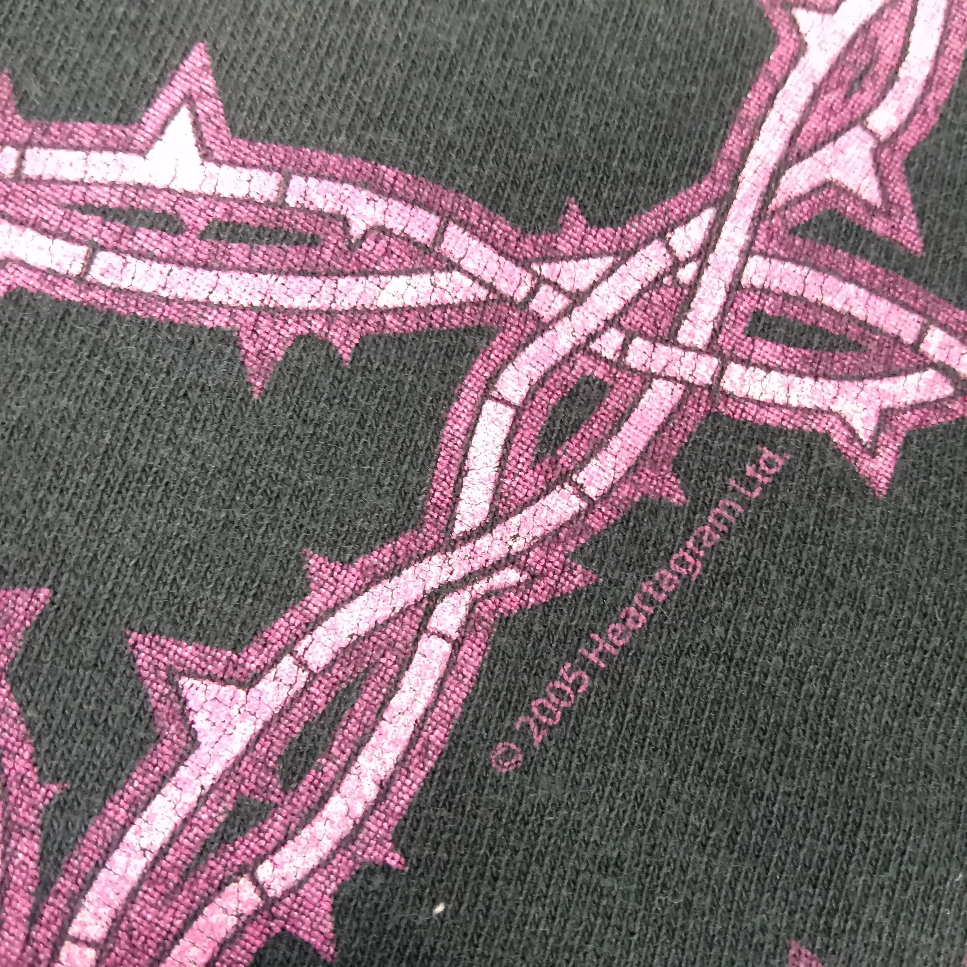 Band Tees × Vintage HIM American US Tour 2004 Rock Band Tshirt Size US L / EU 52-54 / 3 - 6 Thumbnail