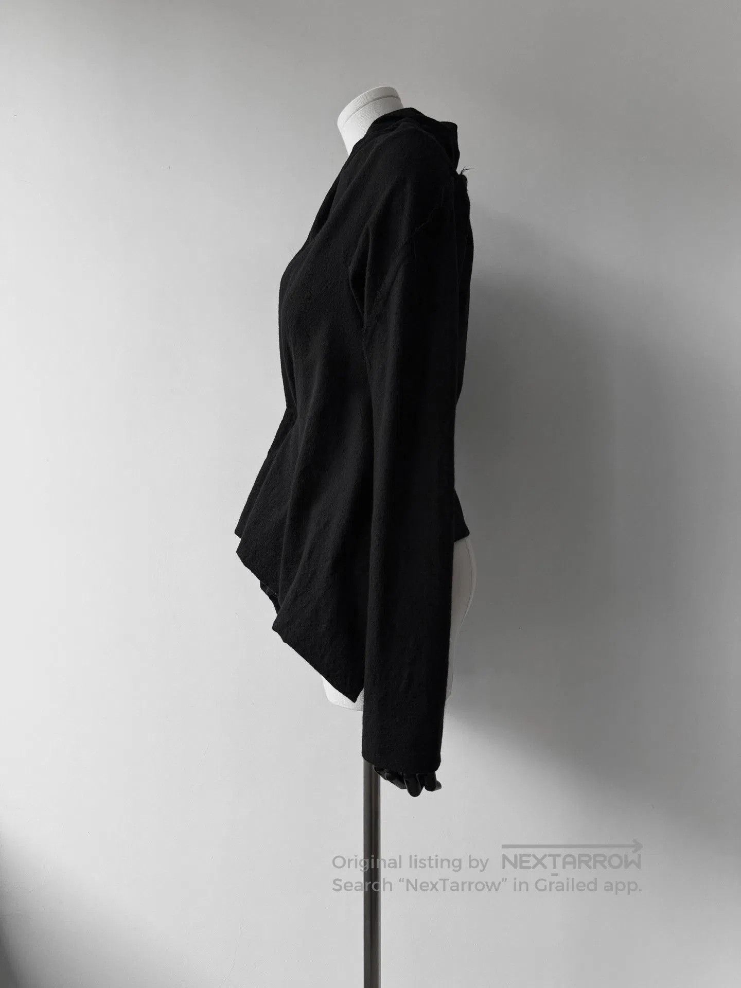 Yohji Yamamoto Yohji Yamamoto 24AW Asymmetric Wool Jacket. Size US M / EU 48-50 / 2 - 4 Thumbnail