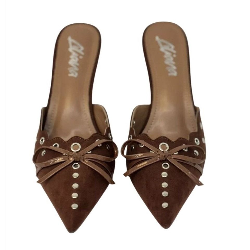 Other LILIANA / Caprice-2 / Brown / Suede / Pointed-Toe / Heeled M Size US 10 / IT 40 - 4 Thumbnail