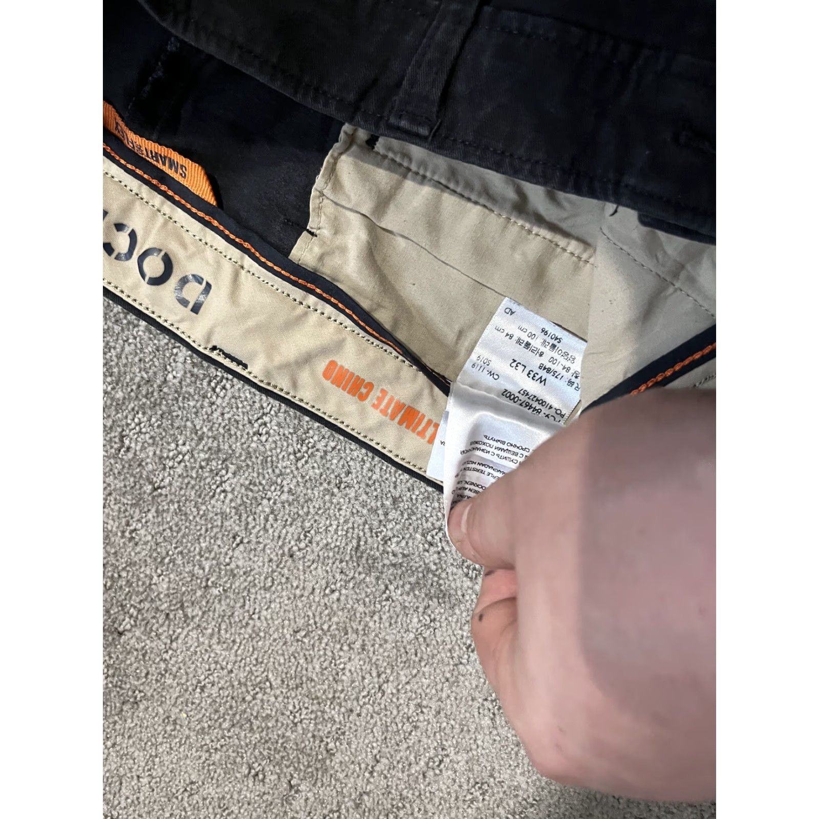 Dockers DOCKERS Mens Ultimate Chino Straight Fit Smart 360 Flex Pants Black 33x28 Size US 38 / EU 54 - 7 Thumbnail