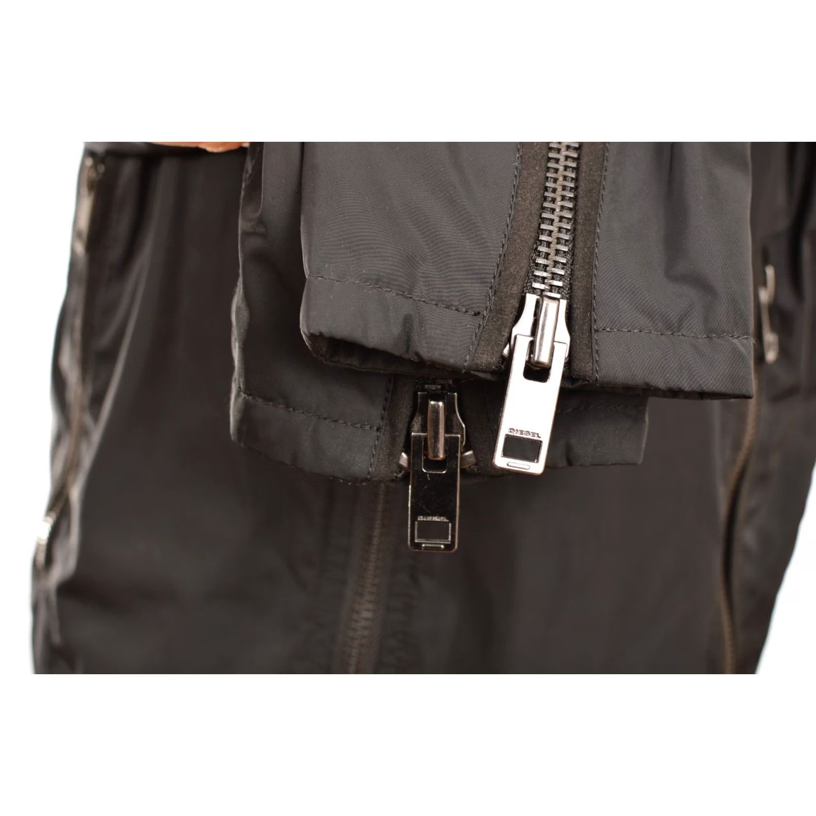 Diesel VINTAGE Diesel Biker Jacket Main Selling Point Diesel Shirt Jacket Adult M Black Size US M / EU 48-50 / 2 - 3 Thumbnail