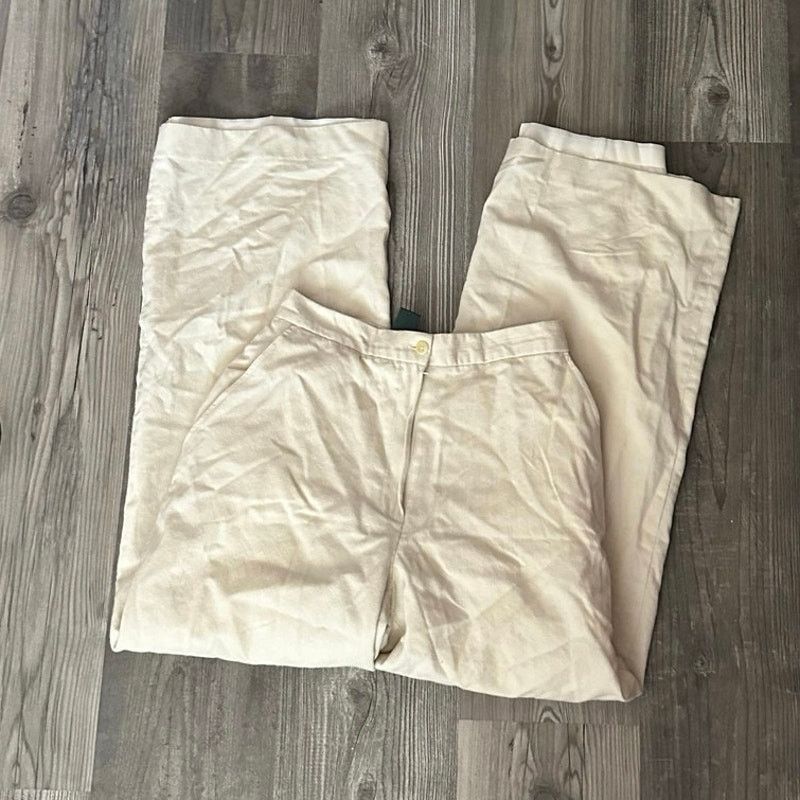 Lauren Ralph Lauren lauren ralph lauren biege cream high waisted pants Size 30" / US 8 / IT 44 - 1 Thumbnail