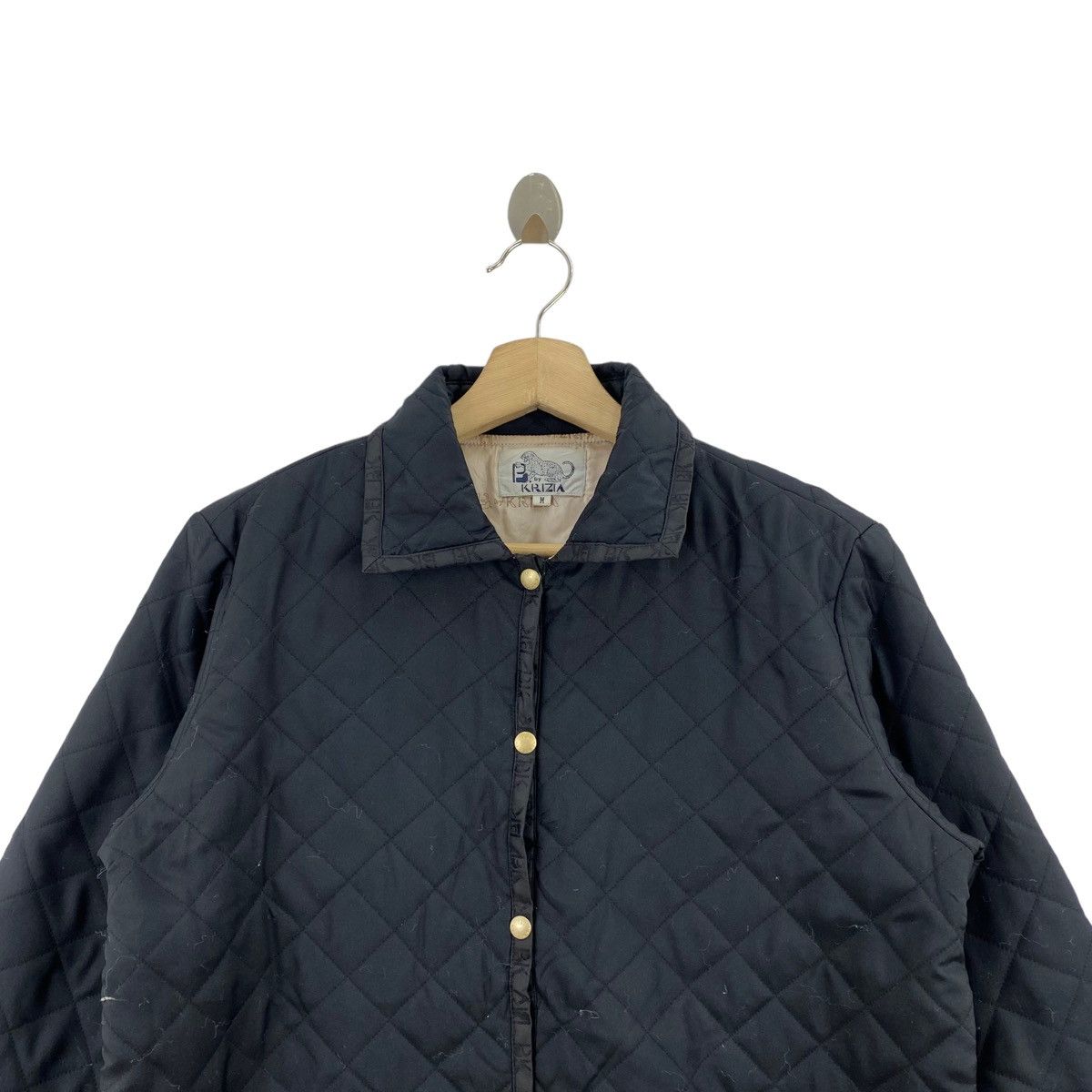 Other B Of KRIZIA Italian Designer Quilted Snap Button Bomber Size US M / EU 48-50 / 2 - 2 Thumbnail