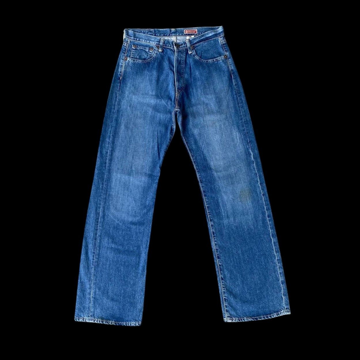 45rpm VINTAGE 90S 45RPM DENIM BLUEWASH STRAIGHT LEG Size US 30 / EU 46 - 9 Thumbnail