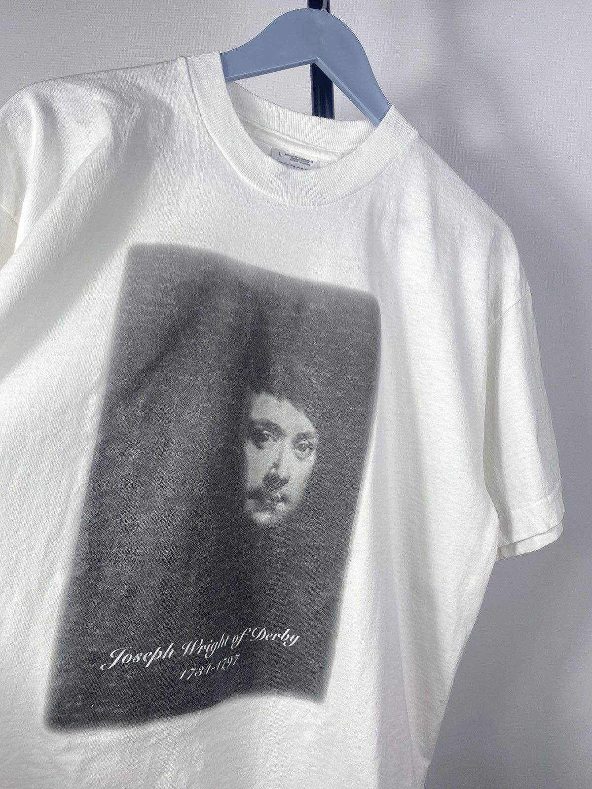 Vintage Vintage 90s Archive ART Joseph Wright of Derby T shirt Size US L / EU 52-54 / 3 - 6 Thumbnail