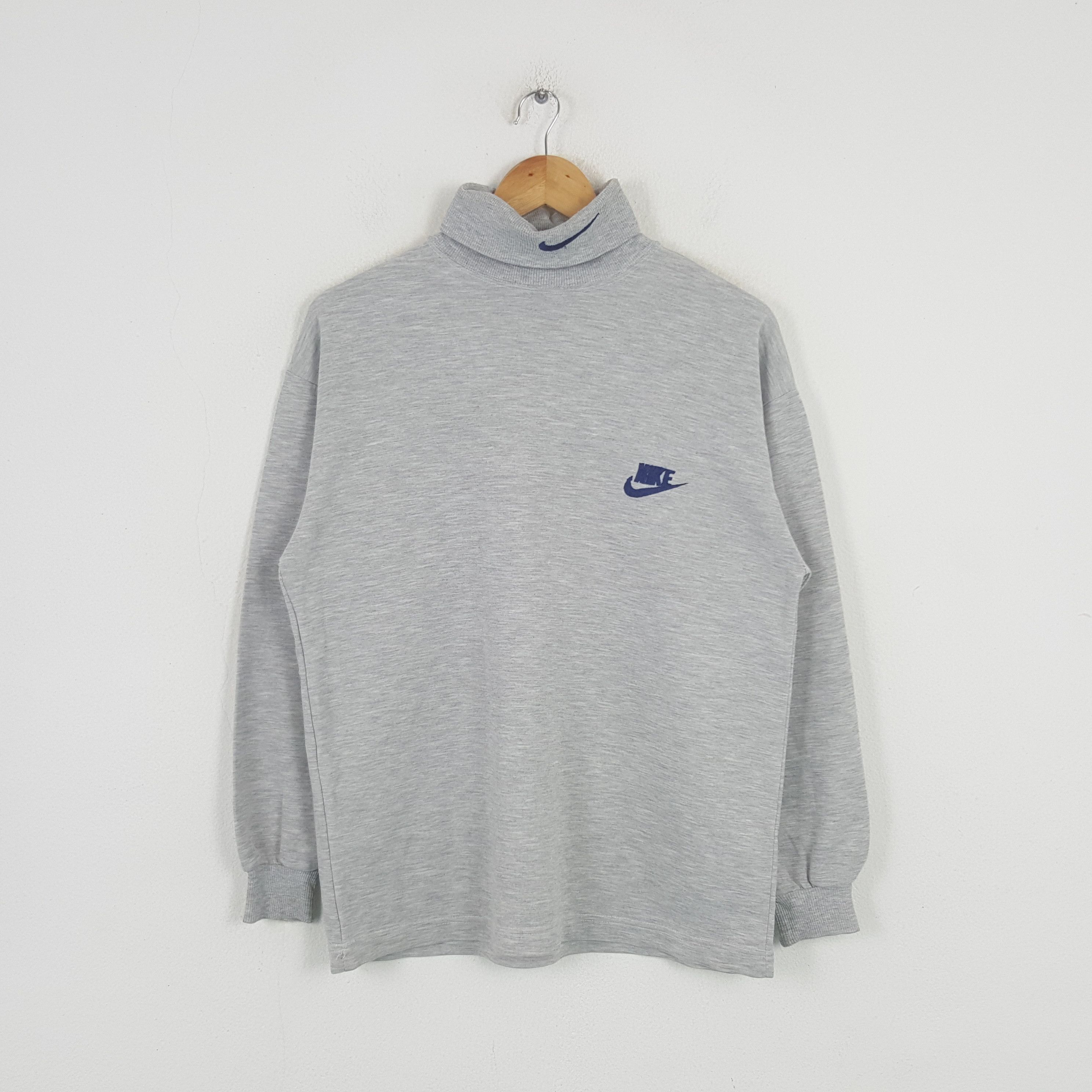 Nike Vintage Nike Turtle Neck American Sweatshirt C293N24 Size US M / EU 48-50 / 2 - 1 Thumbnail
