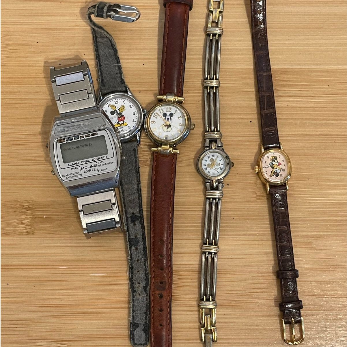 Disney Lot of watches - disney mickey mouse & timex moline quarts Size ONE SIZE - 1 Thumbnail