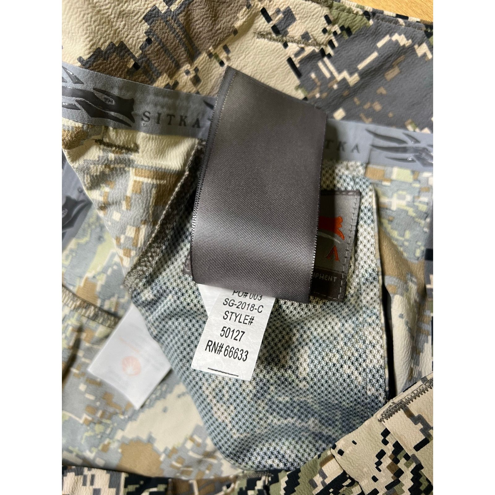 SITKA Sitka Gear Ascent Pants Mens 36 Gray Camo Open Country Size US 36 / EU 52 - 5 Thumbnail