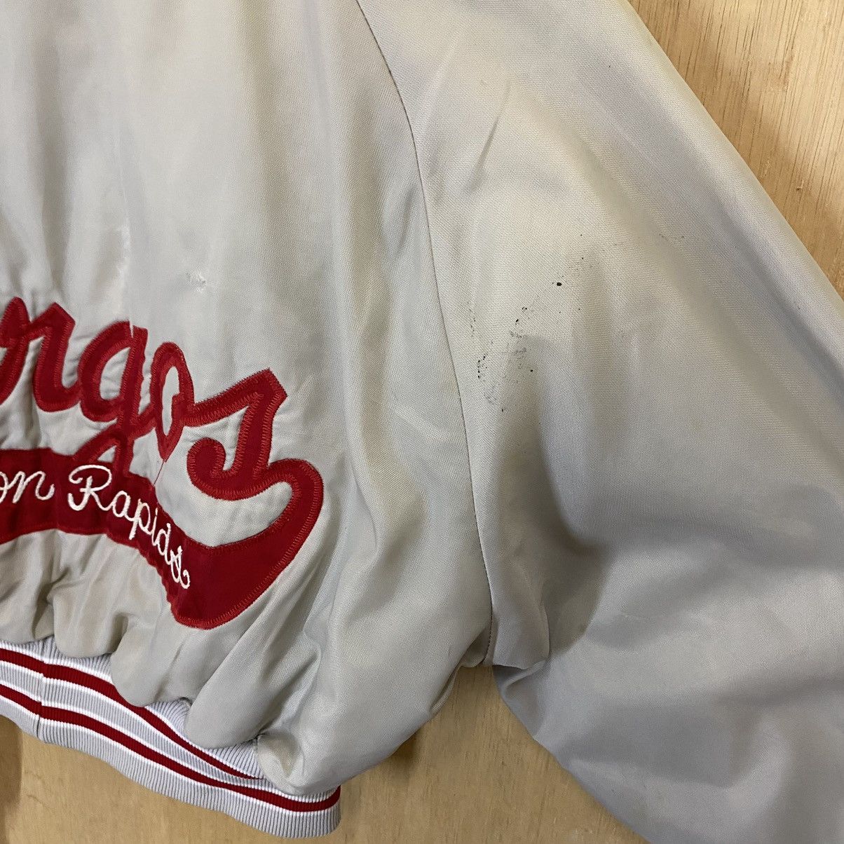 Japanese Brand Vintage 90s American Rag Compagnie Cropped Varsity Jacket Size US M / EU 48-50 / 2 - 6 Thumbnail