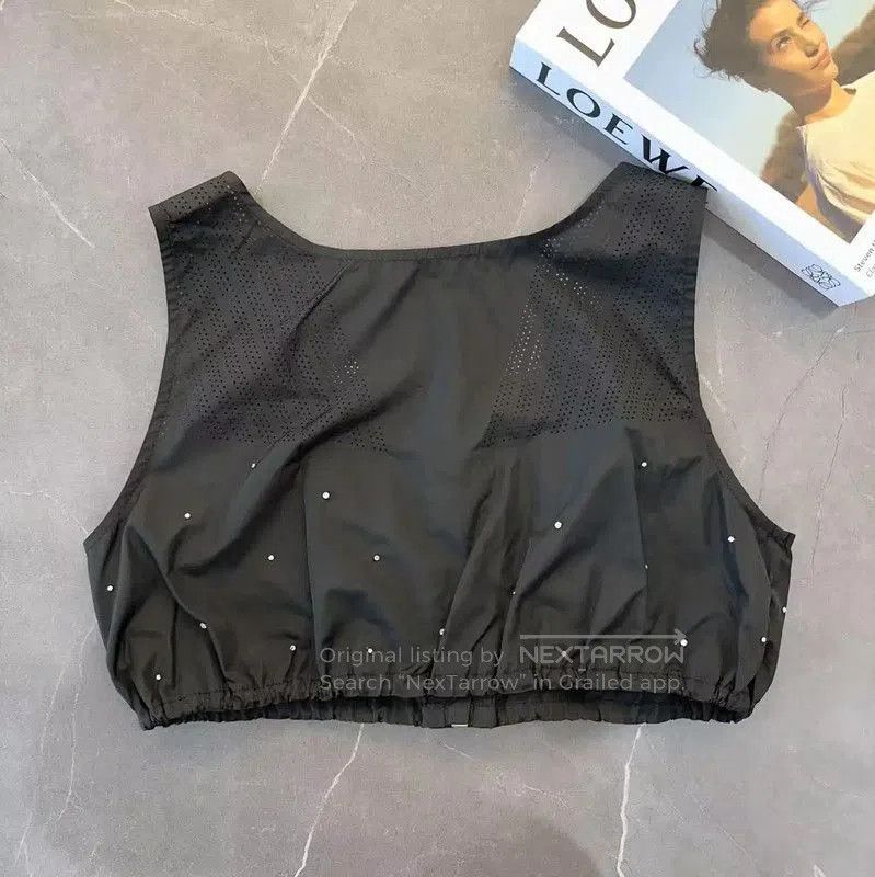 Miu Miu Miu Miu Summer Black Sleeveless T-Shirt . Size M / US 6-8 / IT 42-44 - 2 Thumbnail
