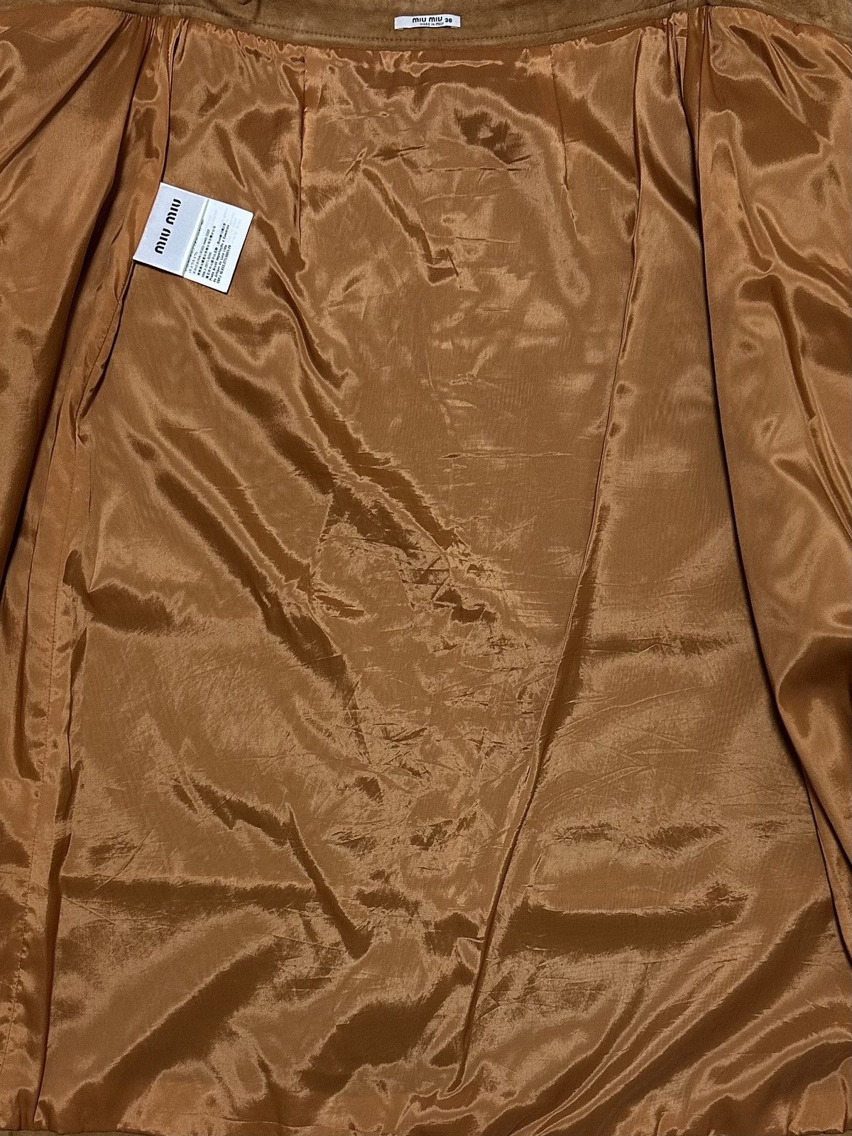 Miu Miu MIU MIU Fall Winter 2018 Studded Suede Midi Skirt Size 25" / US 0 / IT 36 - 6 Thumbnail