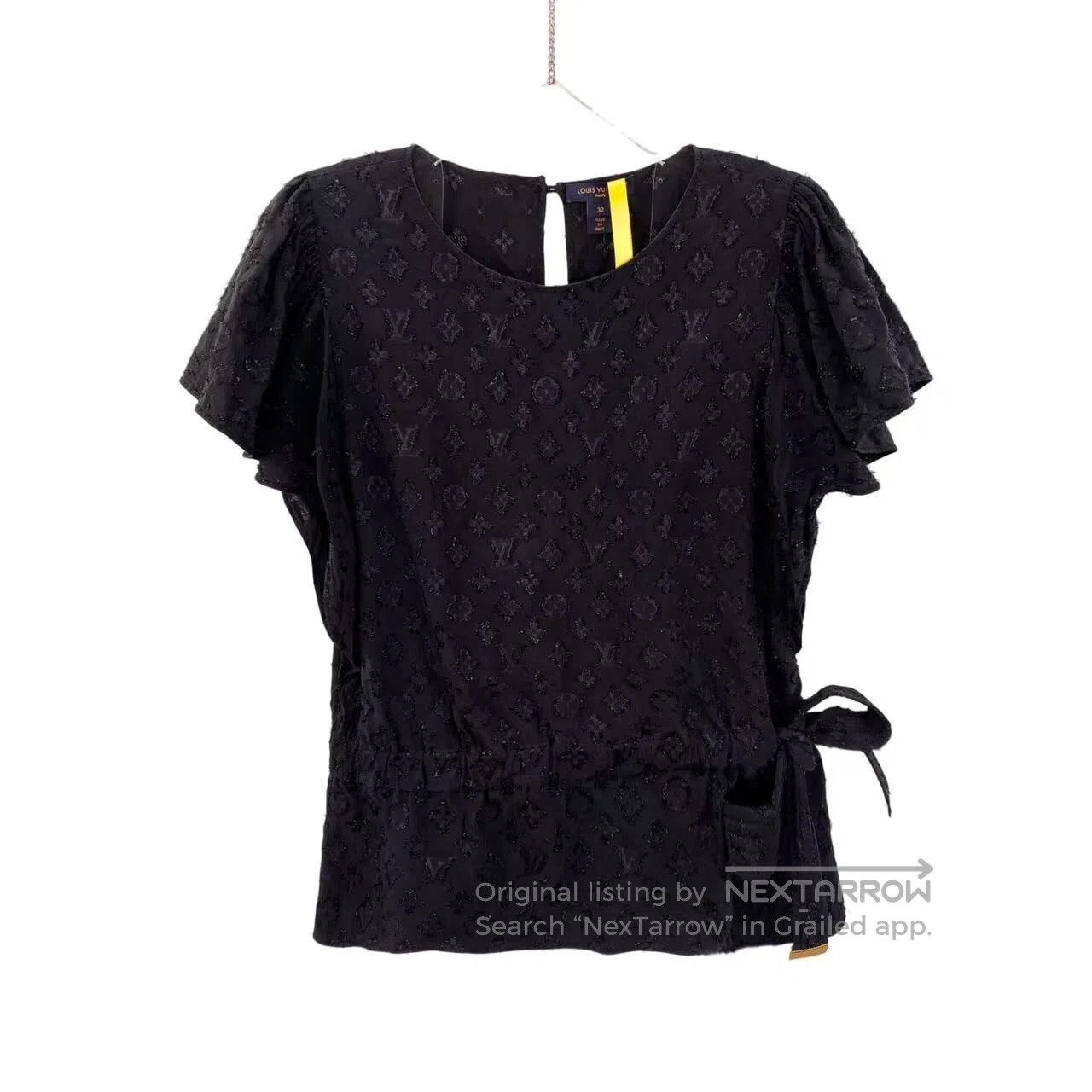 Louis Vuitton Louis Vuitton 23SS presbycers full of printed ruffles shor Size 4XL / US 24-26 - 1 Thumbnail