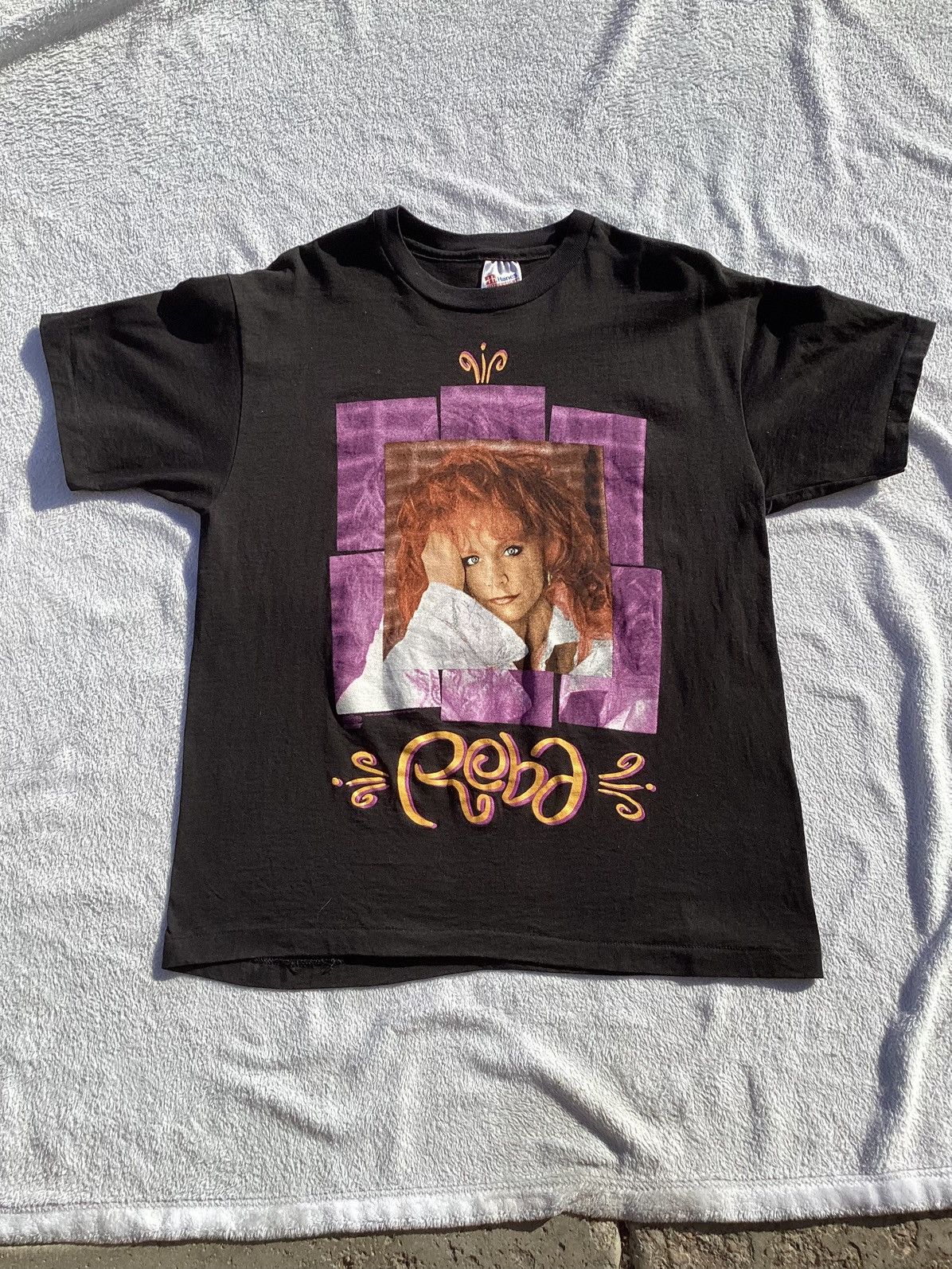 Hanes Vtg 1994 Reba McEntire tour country music single stitch band Size US L / EU 52-54 / 3 - 1 Thumbnail