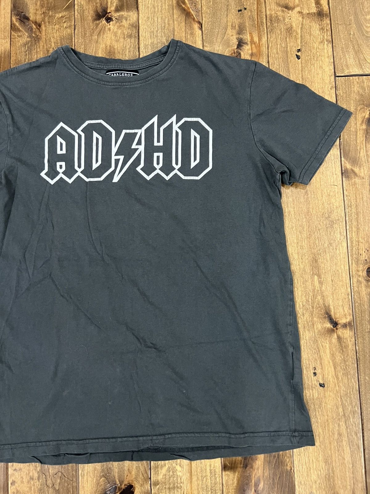Vintage AC/DC ADHD parody shirt Size US M / EU 48-50 / 2 - 4 Thumbnail
