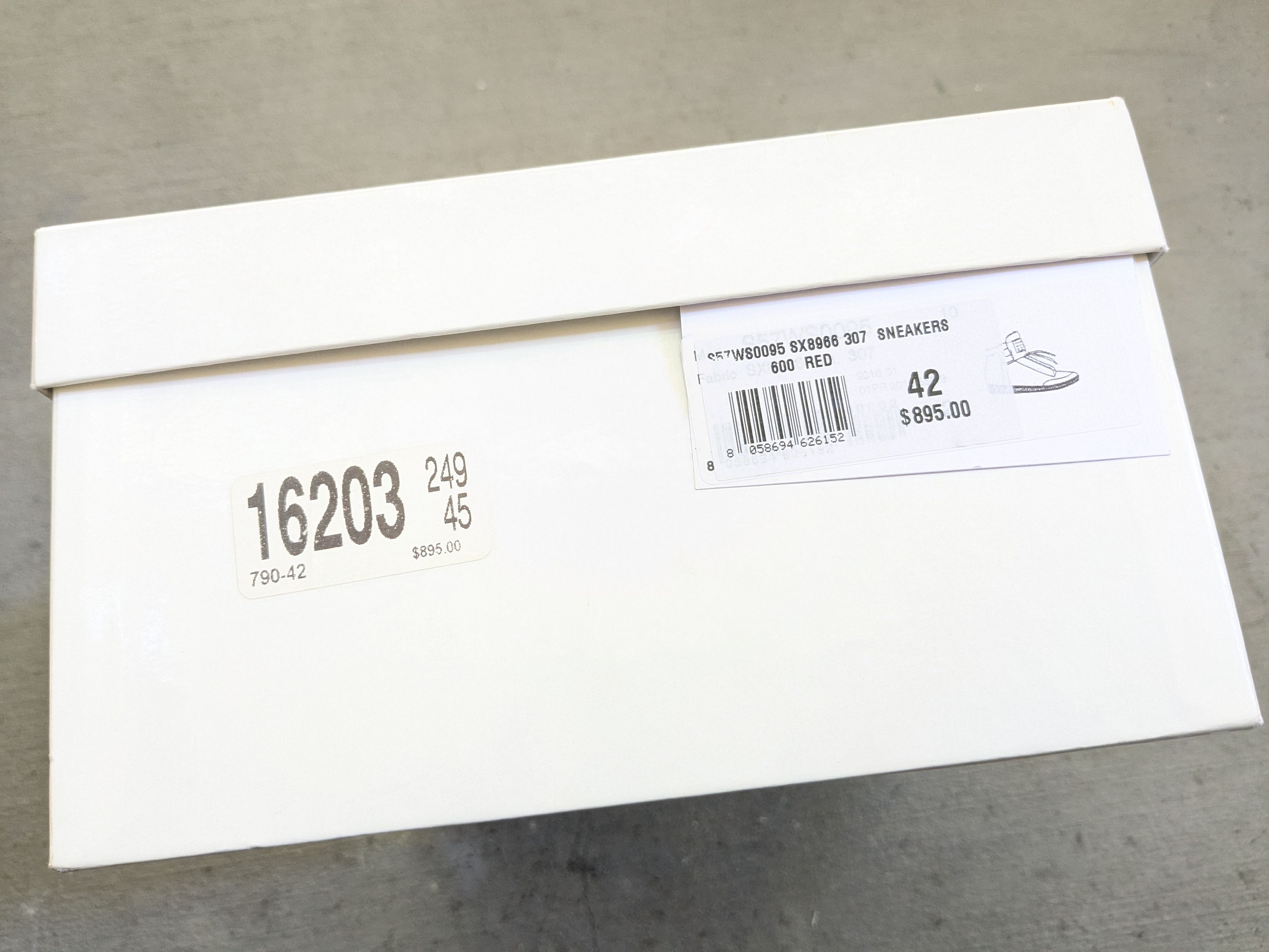 Maison Margiela Maison Margiela Future High Tops Red 9 42 High Leather Size US 9 / EU 42 - 23 Thumbnail