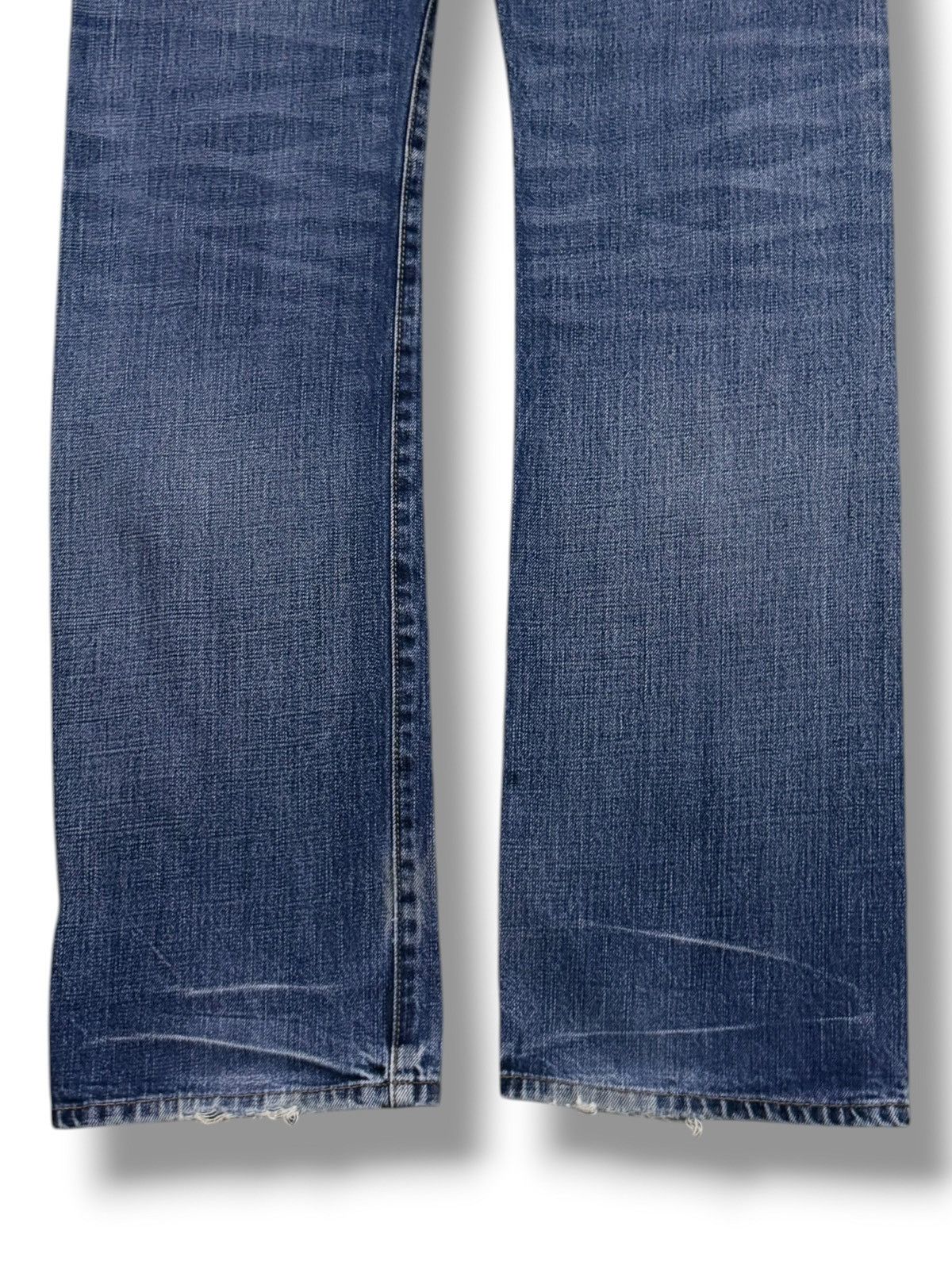 Japanese Brand Vintage Flash Report Selvedge Denim Jeans | Vintage Fade W31 Size US 31 - 7 Thumbnail