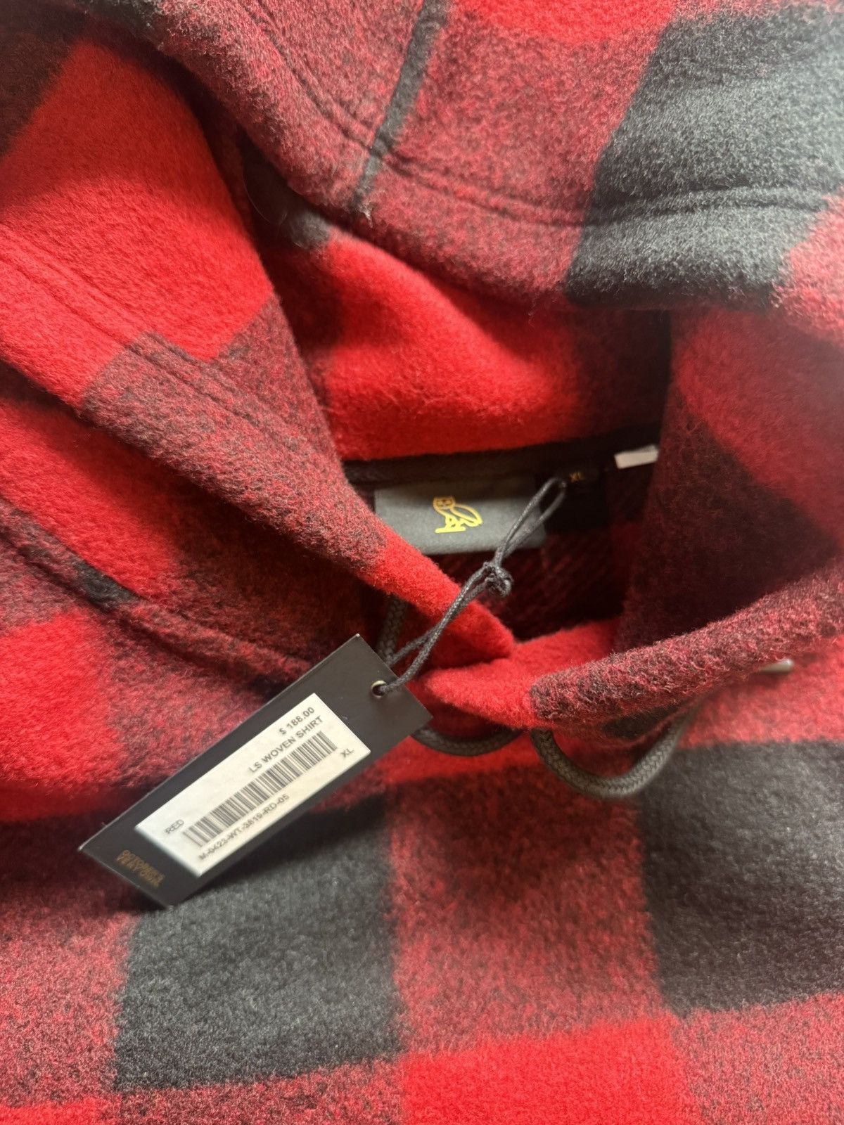 October's Very Own OVO Plaid Hoodie Size US XL / EU 56 / 4 - 3 Thumbnail
