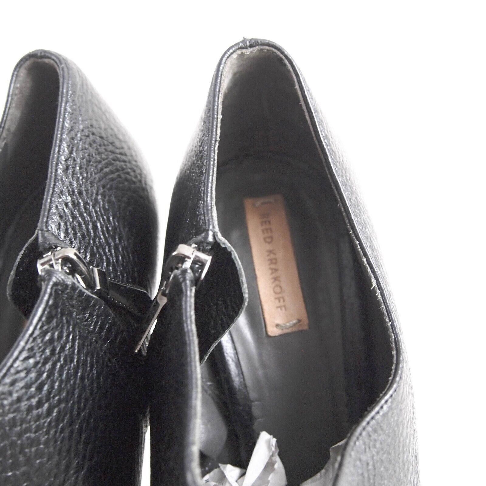 Other Reed Krakoff Booties Black Leather Womens US 8.5 EU 38.5 Size US 8.5 / IT 38.5 - 5 Thumbnail