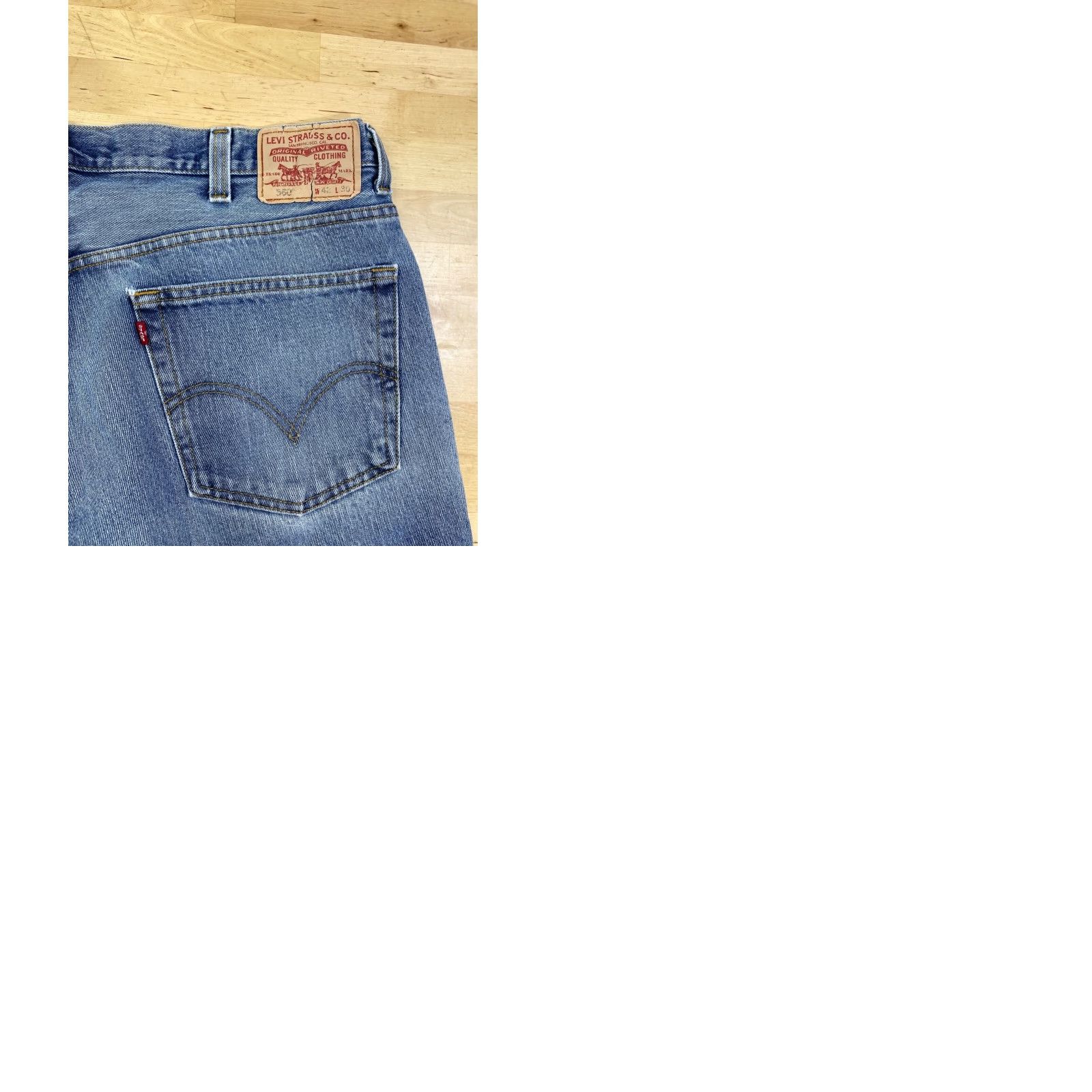 Levi's Levi's 560 Denim Jeans Mens 42x30 Blue Comfort Fit Straight Casual Reg Regular 29in Pockets 10241 Size US 42 / EU 58 - 9 Thumbnail