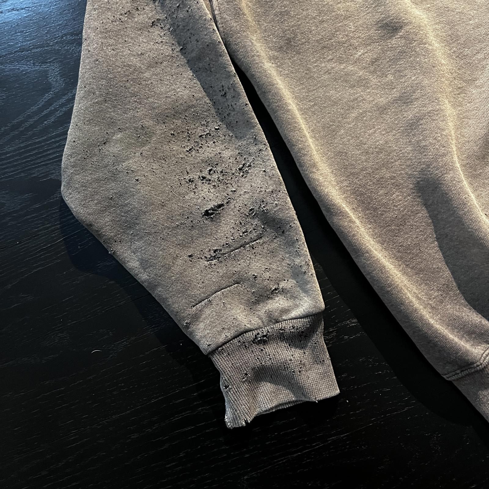 Russell Athletic Vintage Russell Full Zip Hoodie Grey Faded Distressed Size US L / EU 52-54 / 3 - 7 Thumbnail