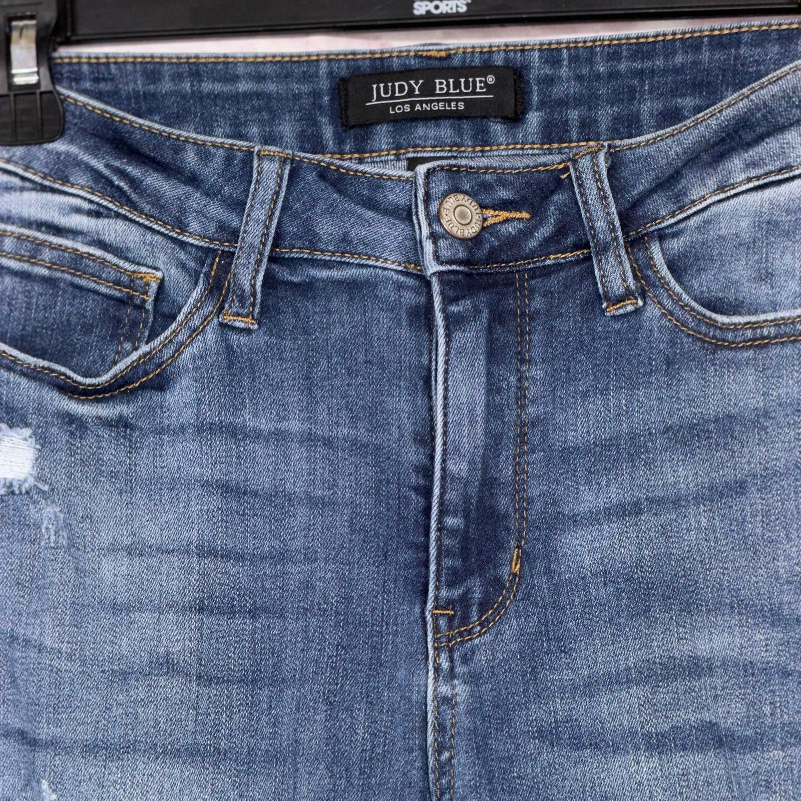 Other Judy Blue Size 5/27 Distressed Skinny Jeans Size 27" / US 4 / IT 40 - 6 Thumbnail